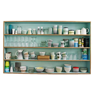 Amanda ティー マグ - white-aqua - Superliving | スーパーリビング