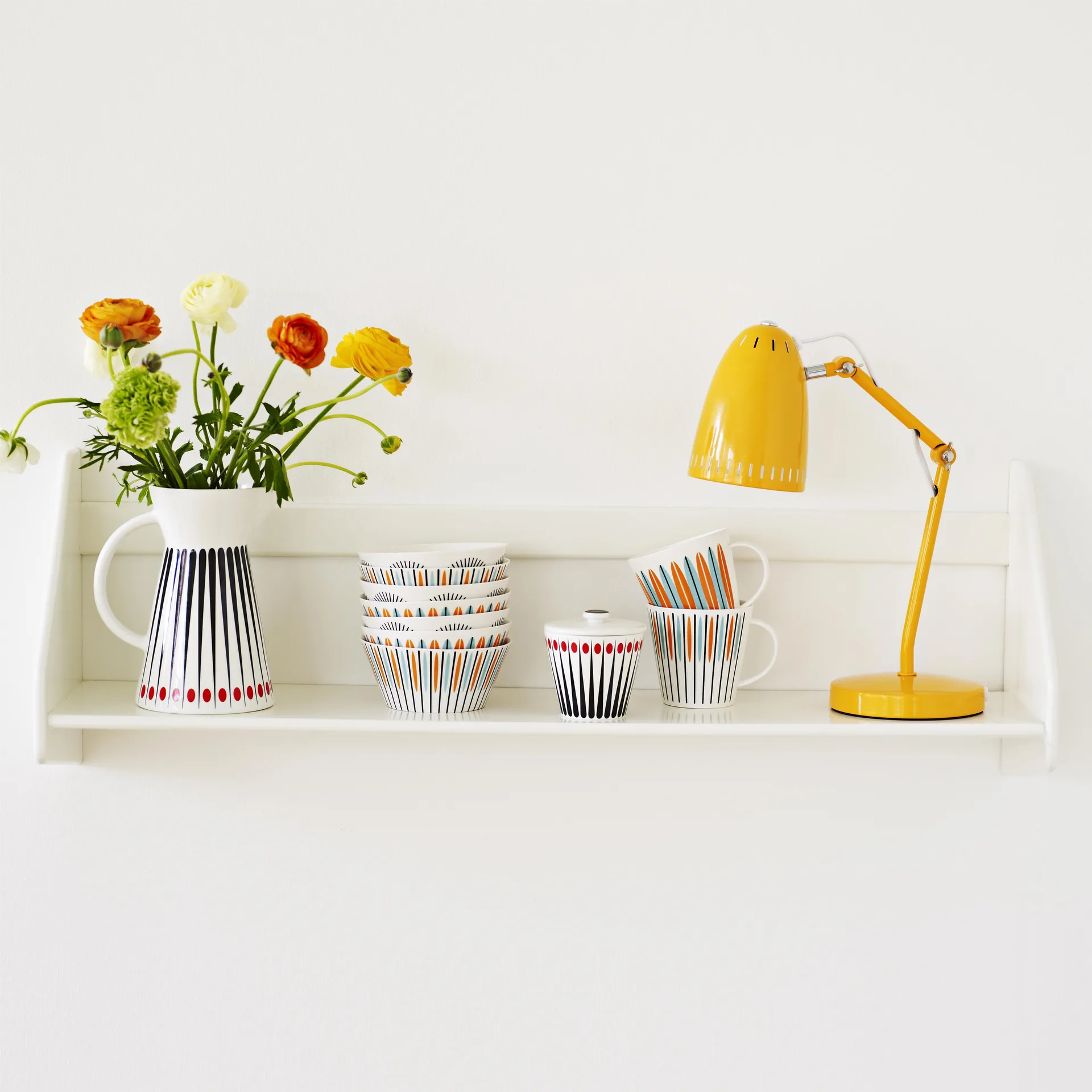 Amanda ジャグ, white-tomato (red) Superliving | スーパーリビング