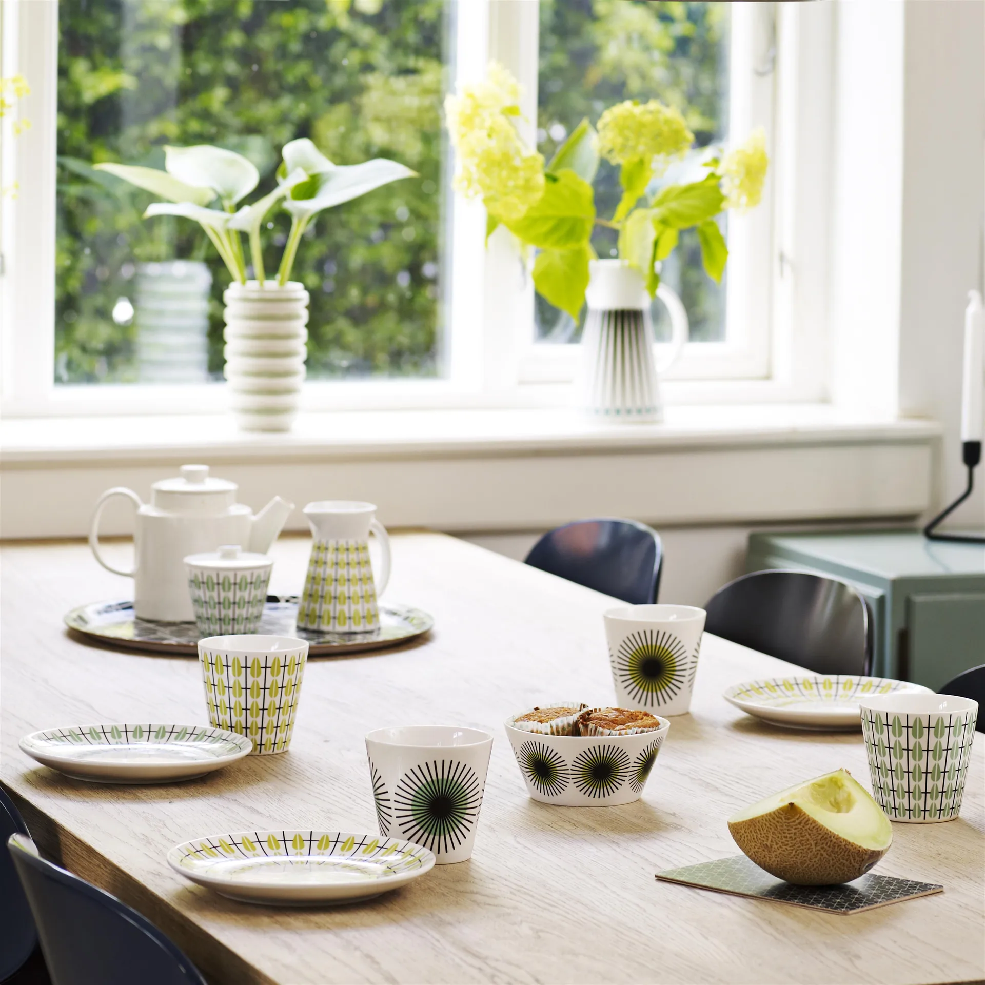 Olivia ミルクジャグ, white-lime Superliving | スーパーリビング