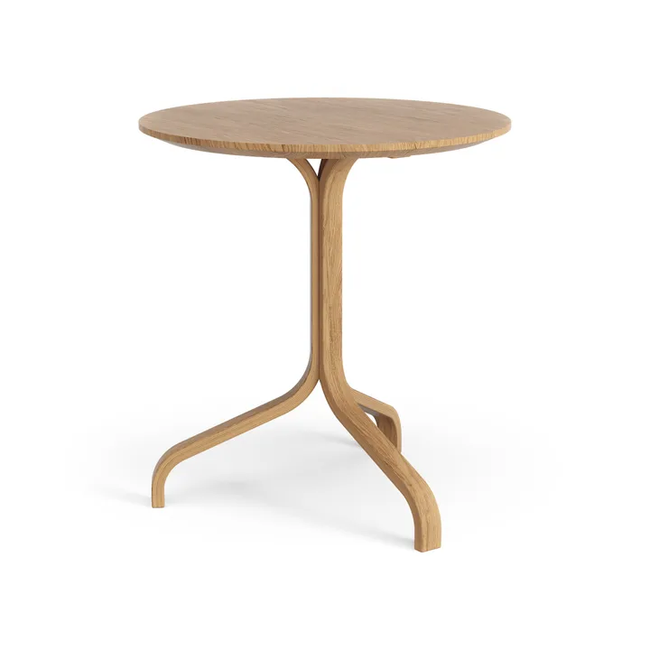 Lamino bord Ø46x49 cm - Oak oiled - Swedese