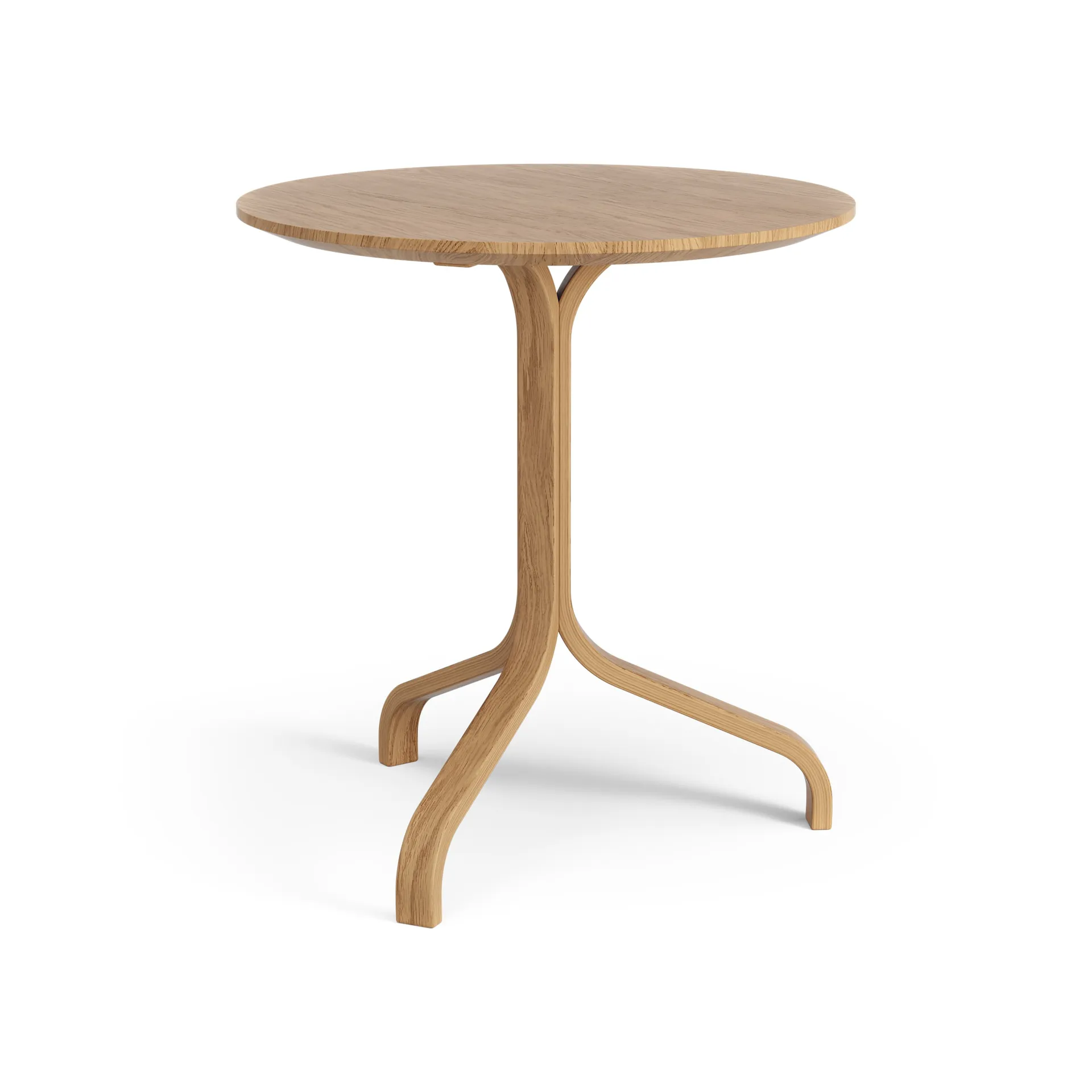 Lamino bord Ø46x49 cm, Oak oiled Swedese