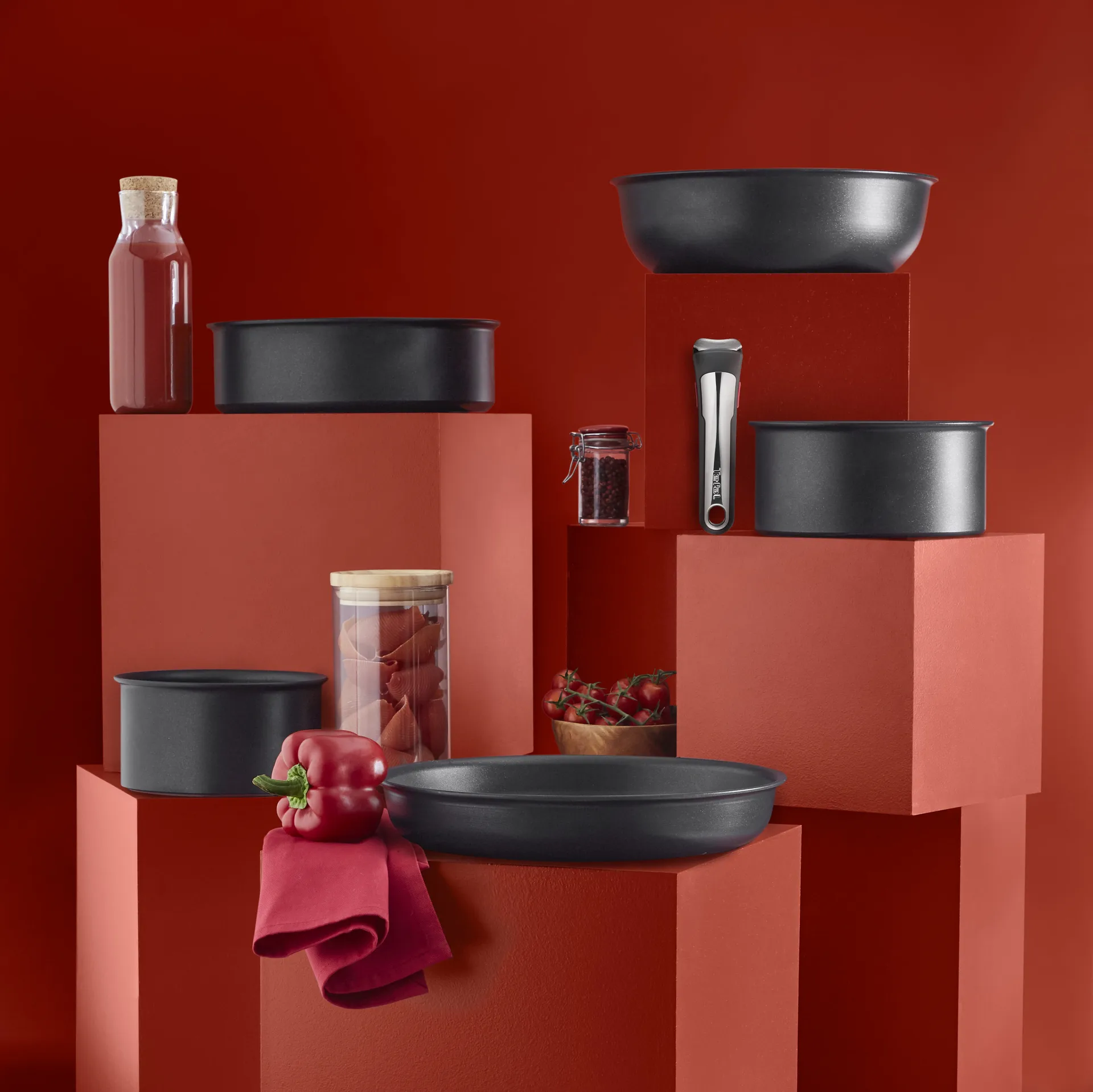 Ingenio Unlimited ON フライパンセット, 3 pieces Tefal