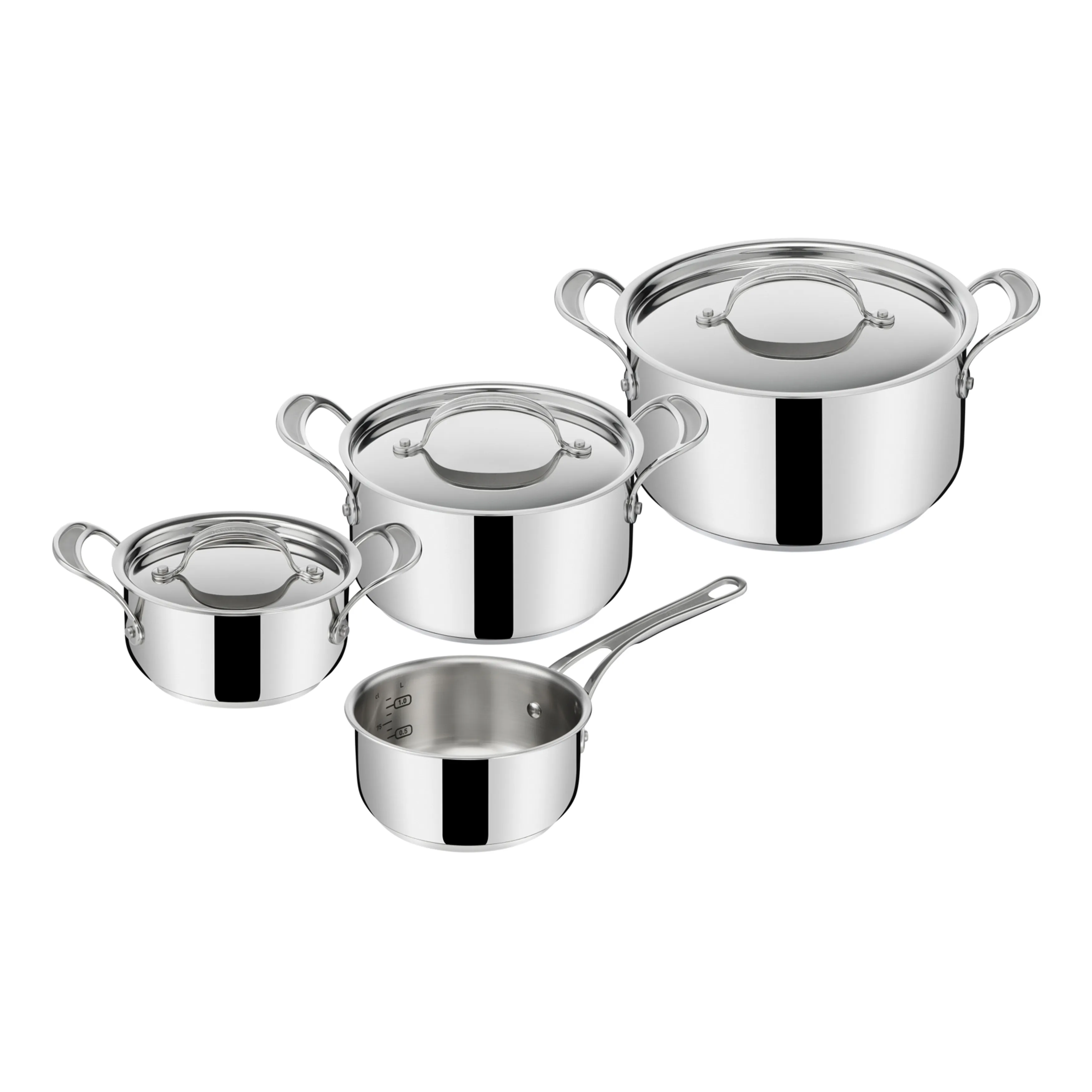 ⭐️未使用品⭐️LustreCraft ソースパン＆スチーマー Tefal からのJamie Oliver Cook's Classics ソースパン set 7 ピース