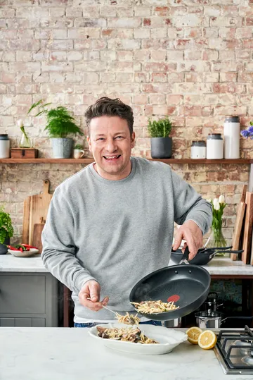 Jamie Oliver Quick & Easy anodised フライパン hard  - 24 cm - Tefal