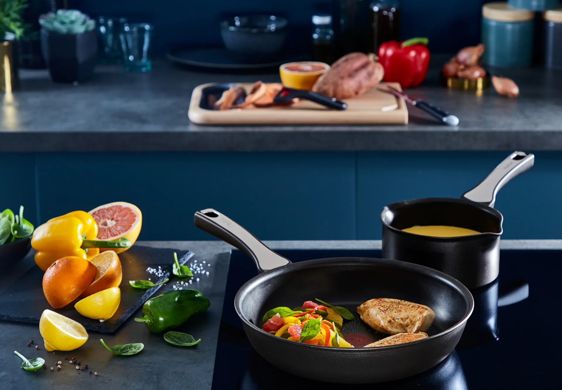 Unlimited ON フライパンセット, 3 pieces Tefal