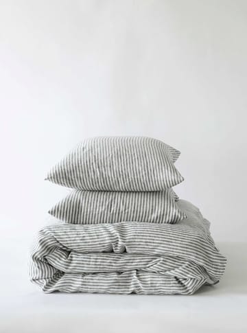 デュベカバー リネン 220x240 cm - Grey/white - Tell Me More | テルミーモア