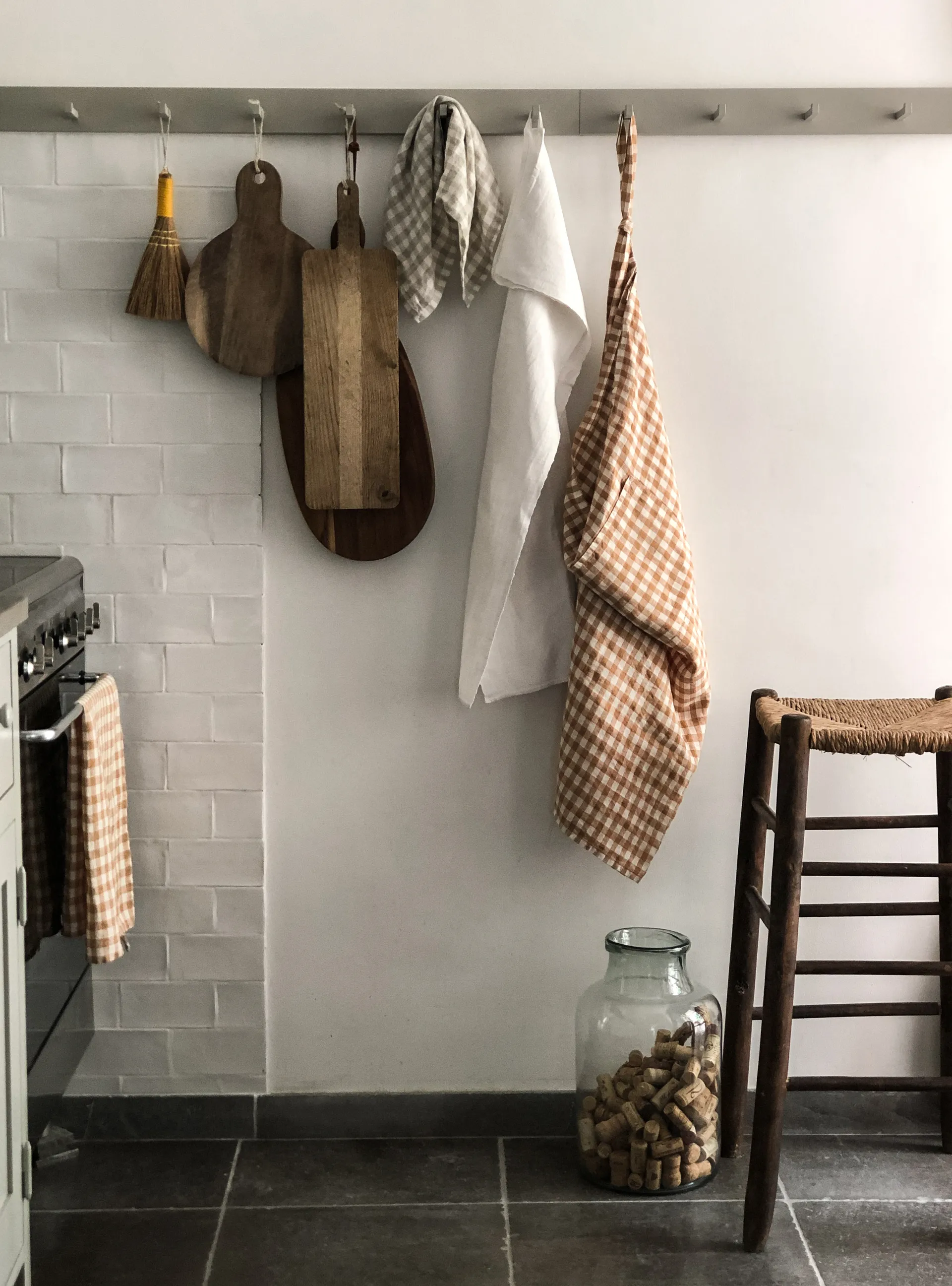 ギンガムチェック エプソン 90x75 cm, Biscuit Tell Me More | テルミーモア