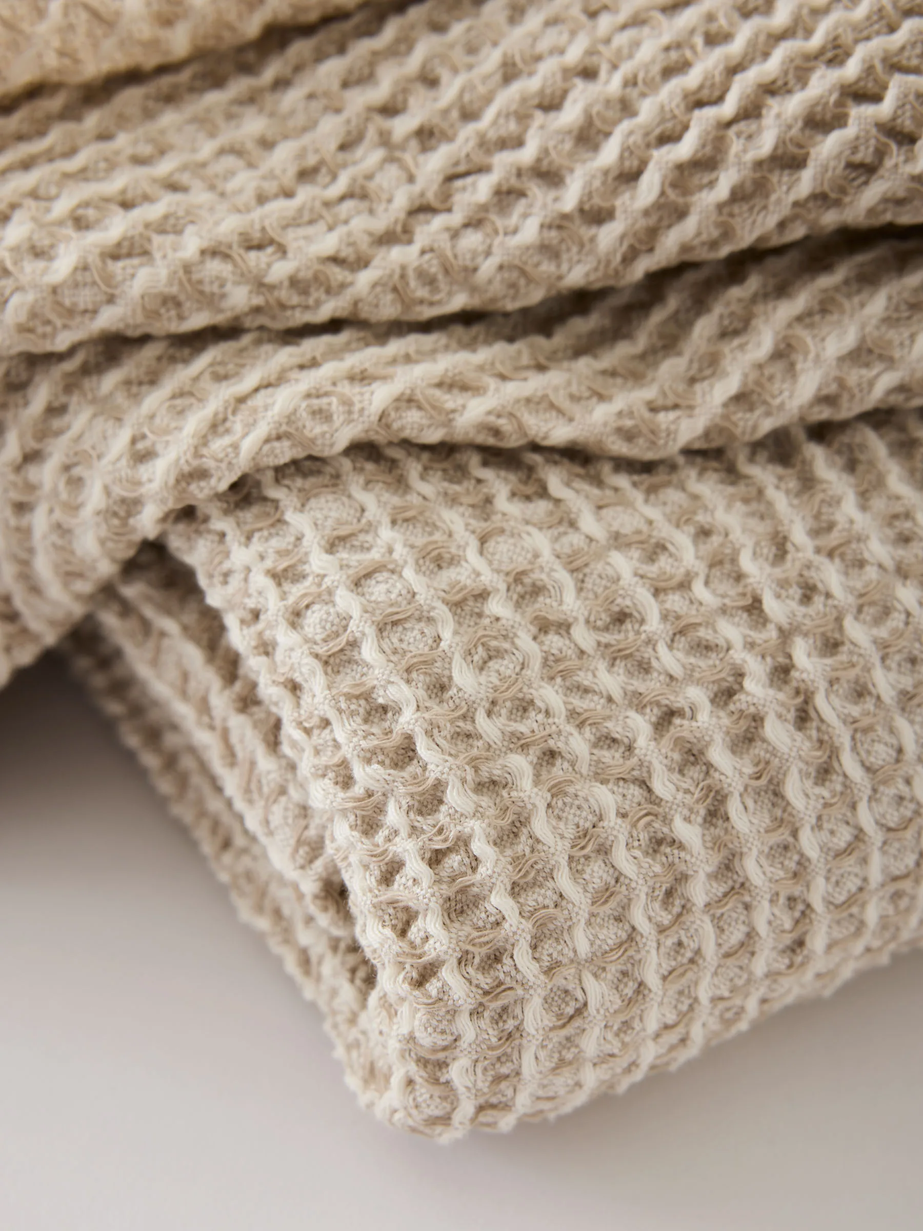 Alva タオル 50x70 cm, Beige Tell Me More | テルミーモア