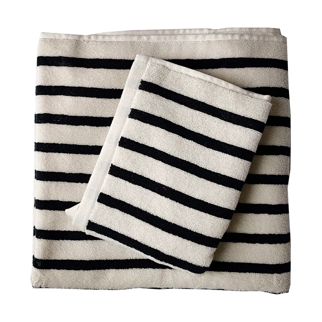 Bonnie タオル 50x70 cm, Black Tell Me More | テルミーモア