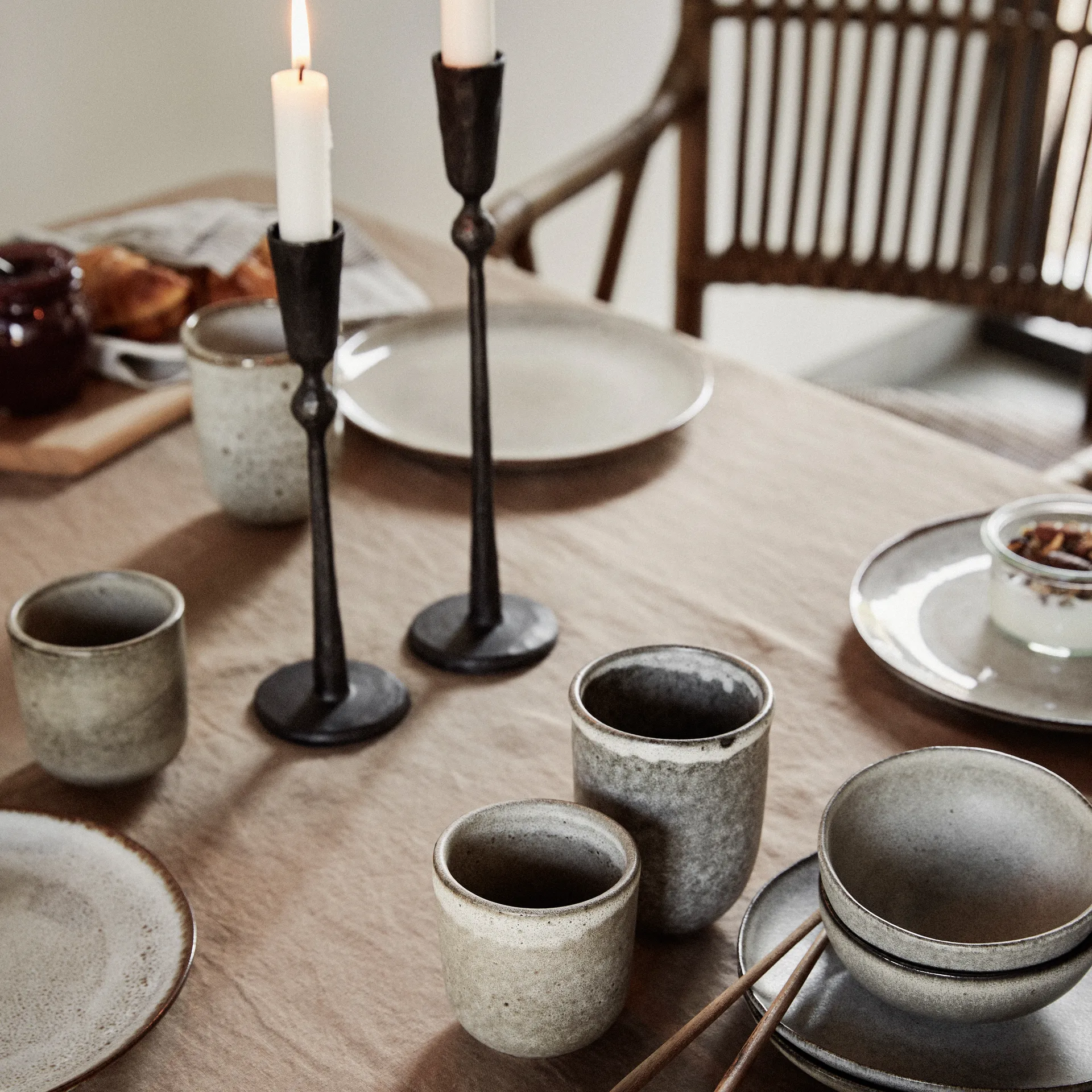 Boule キャンドルスティック ブラック, Medium Tell Me More | テルミーモア