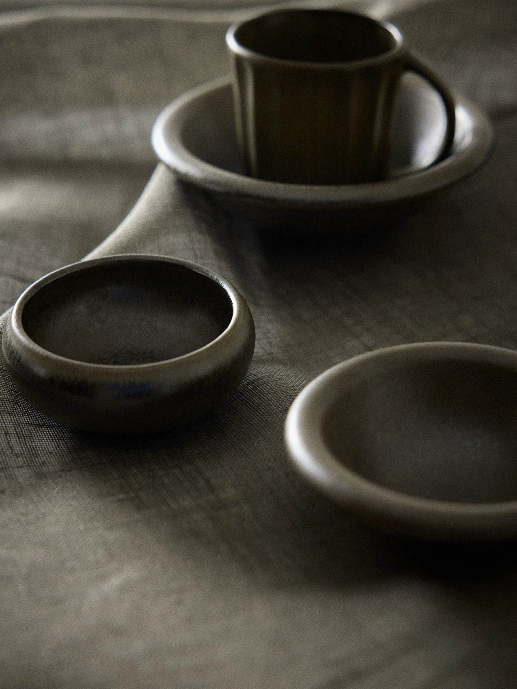 Elba ボウル, Green brown, Ø13 cm Tell Me More | テルミーモア