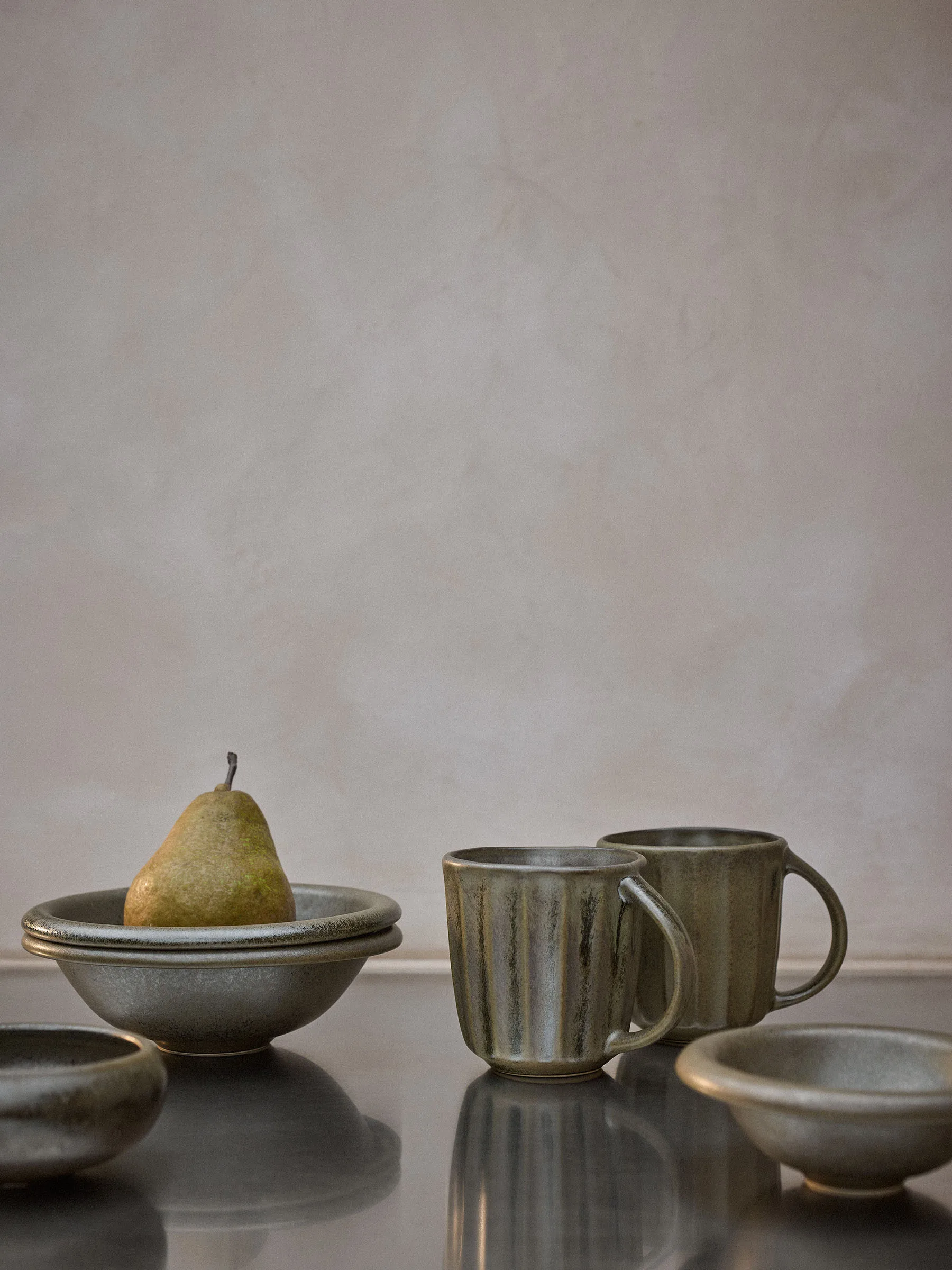 Elba ボウル, Green brown, Ø18 cm Tell Me More | テルミーモア