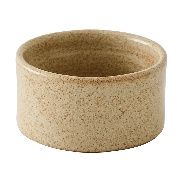 Elio cylinder ボウル - Beige speckled, Ø8.5x4.5 cm - Tell Me More | テルミーモア