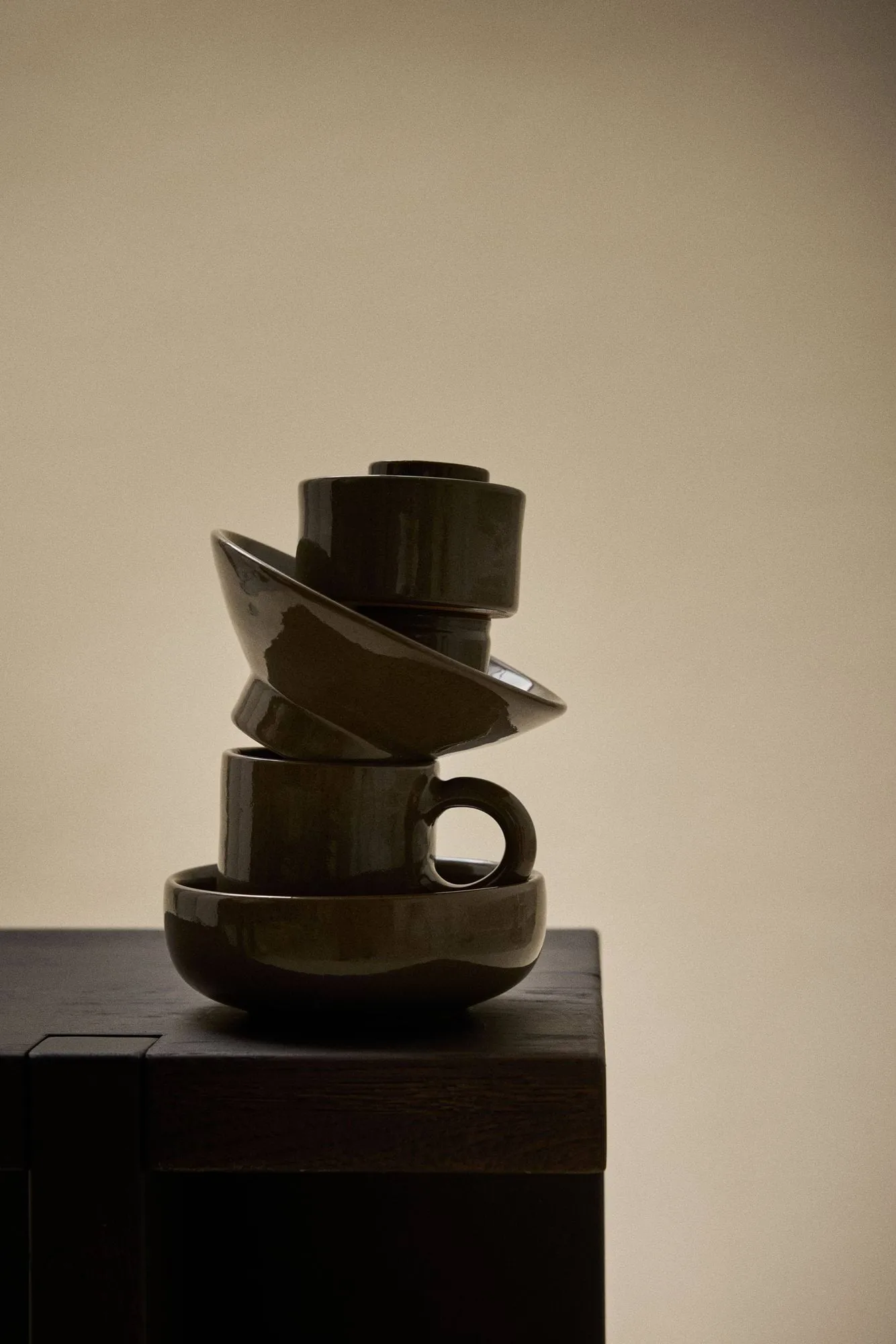 Elio ボウル, Dark brown, Ø14x5 cm Tell Me More | テルミーモア