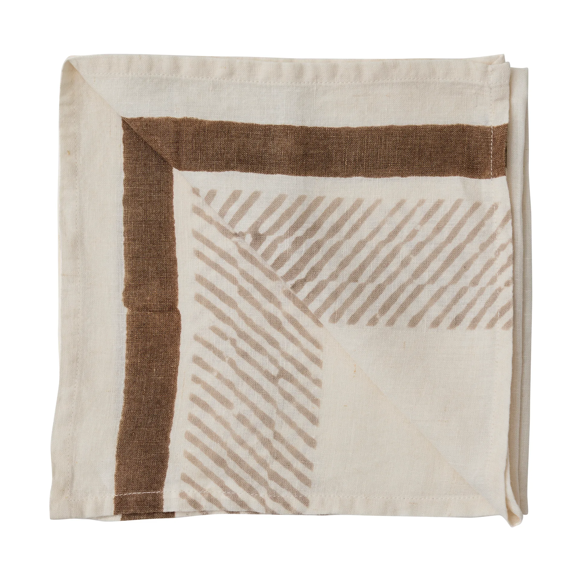 Ella ナプキン 50x50 cm, Brown Tell Me More | テルミーモア