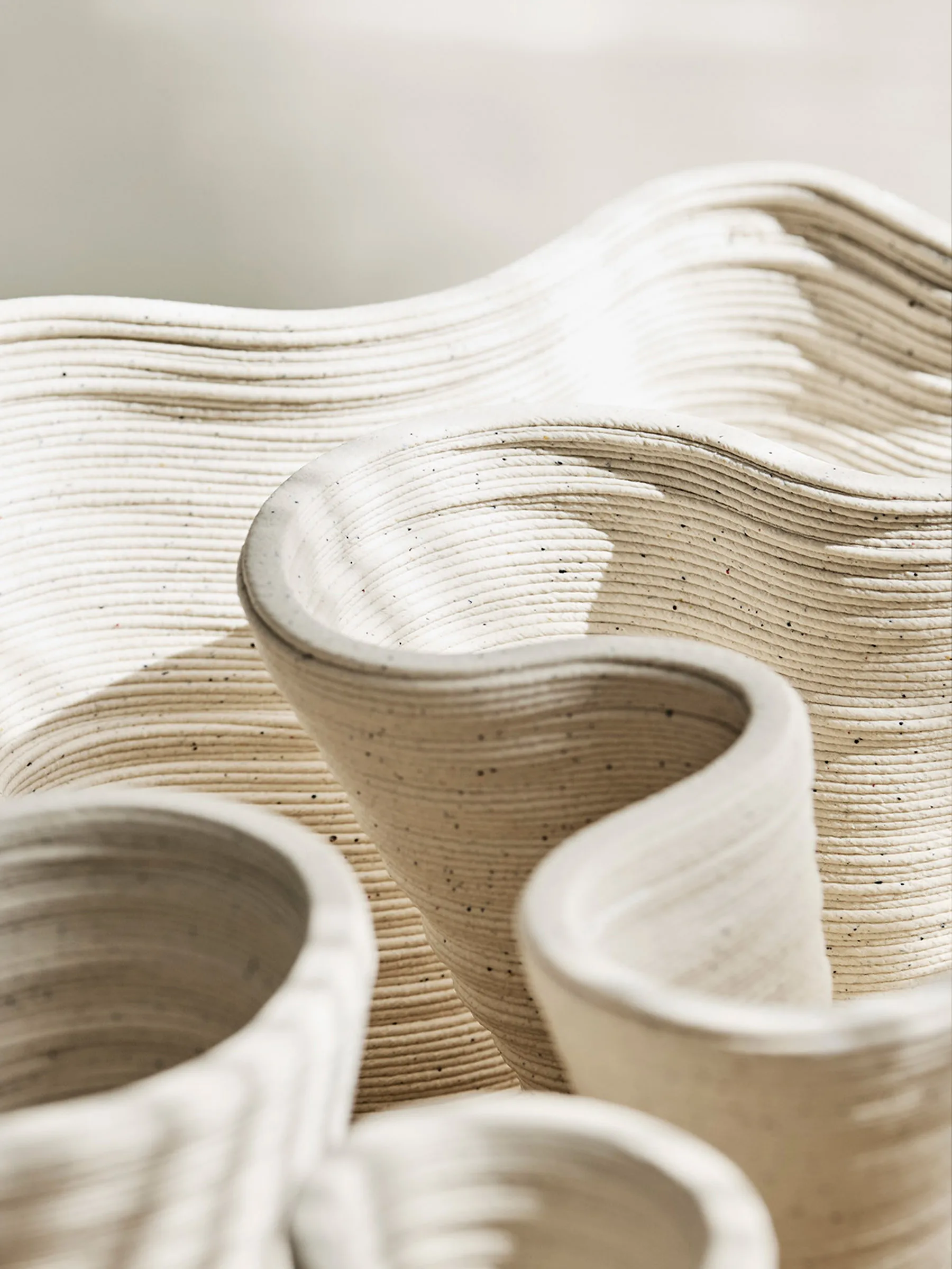 Fiordo 花瓶 L, Off-white Tell Me More | テルミーモア