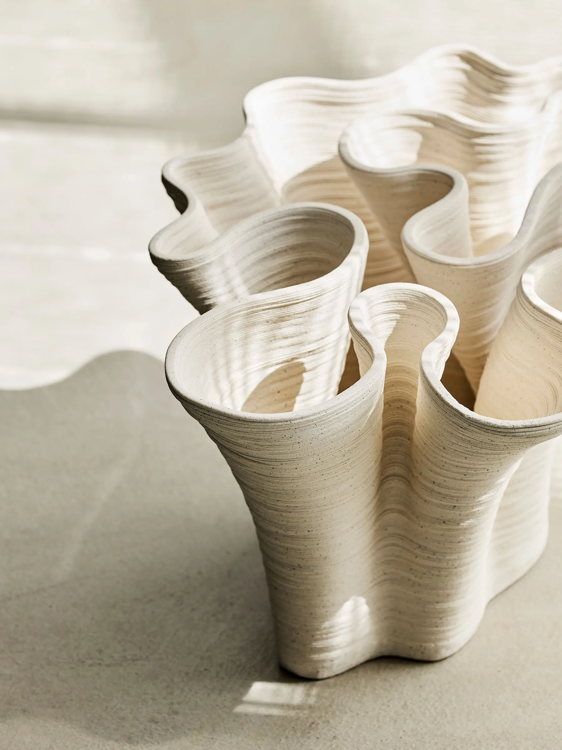 Fiordo 花瓶 L, Off-white Tell Me More | テルミーモア