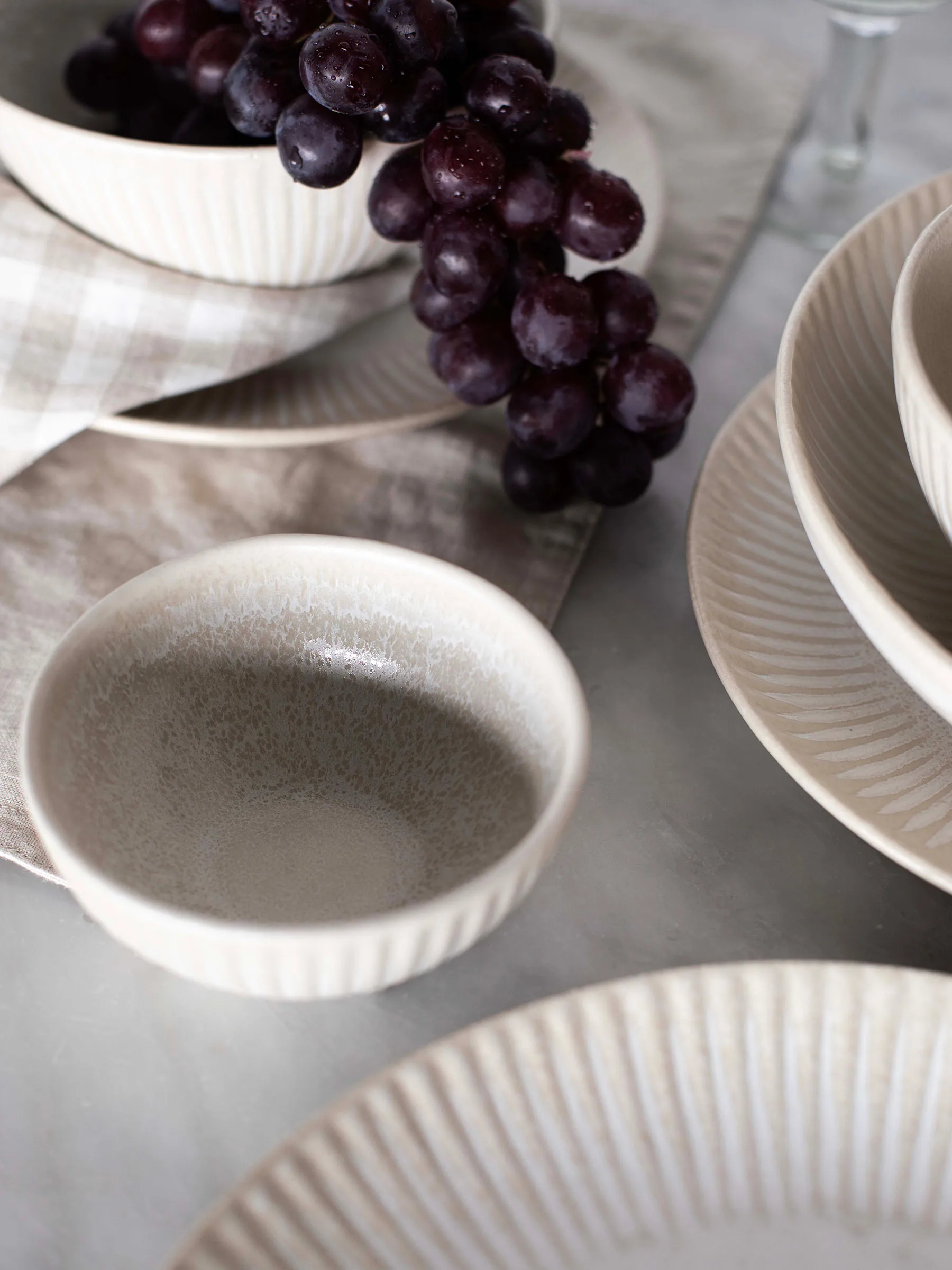 Granada ボウル ミニ Ø11 cm, Creme white-beige Tell Me More | テルミーモア