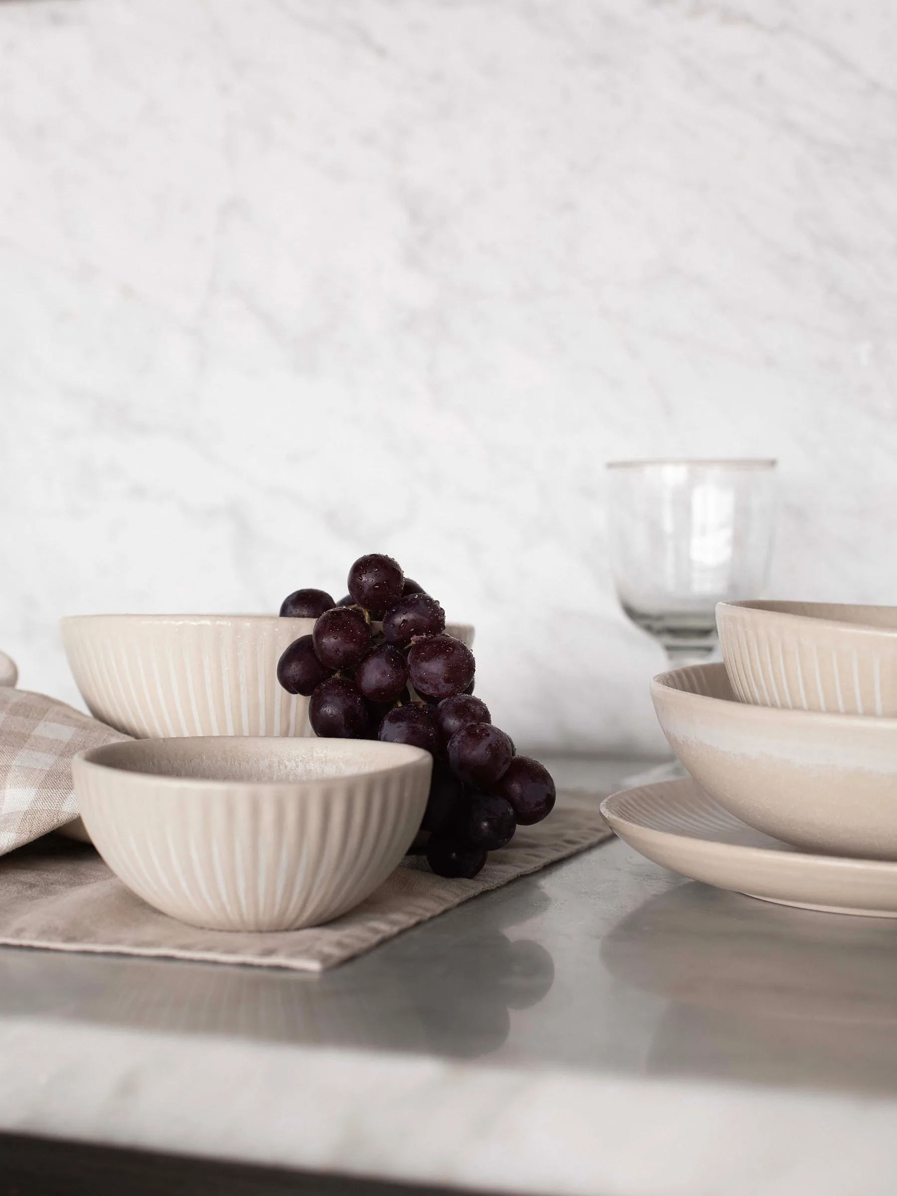 Granada ボウル ミニ Ø11 cm, Creme white-beige Tell Me More | テルミーモア