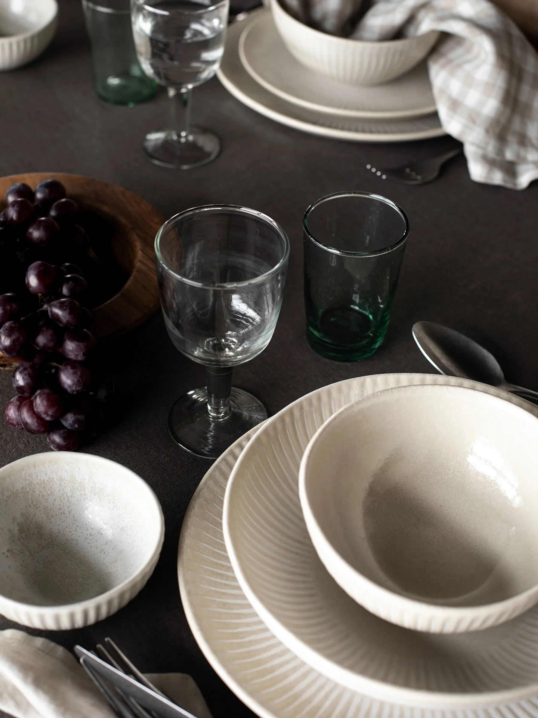 Granada ボウル スモール Ø15.5 cm, Cream white-beige Tell Me More | テルミーモア