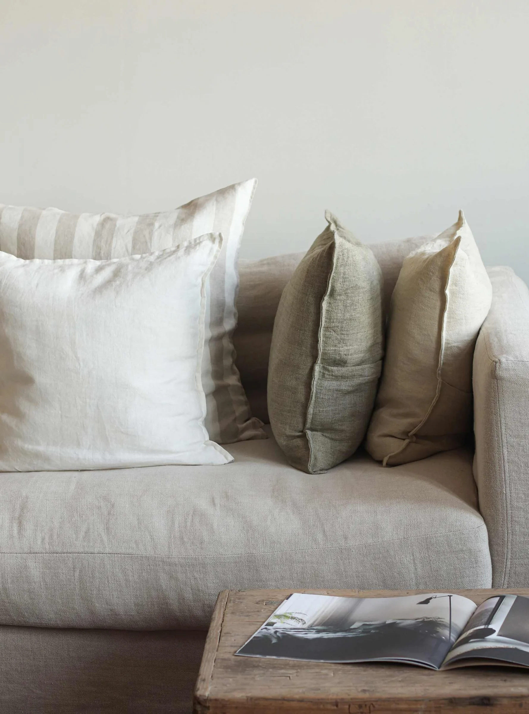 Holte クッションカバー 60x60 cm, Sand Tell Me More | テルミーモア