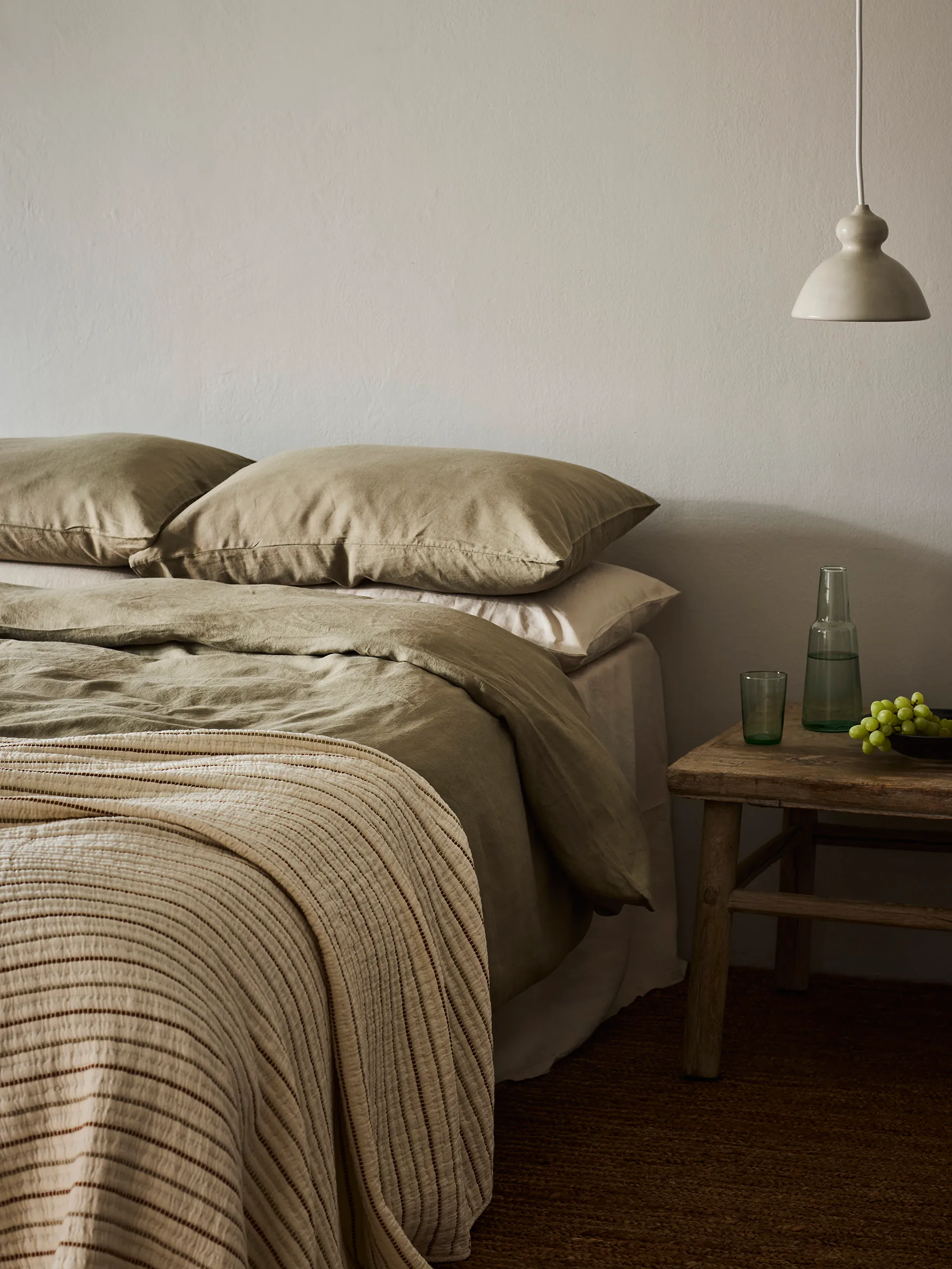 Lola ベッドスプレッド 140x200 cm, Off-white Tell Me More | テルミーモア