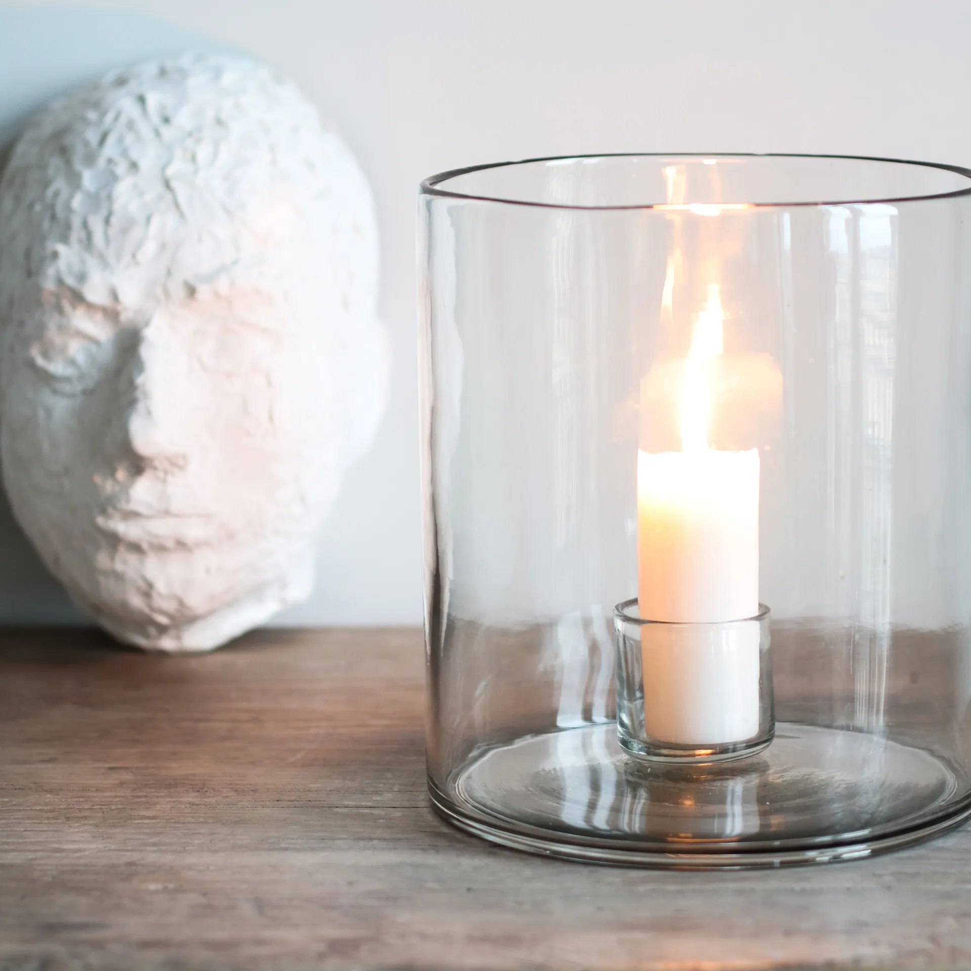 Luna キャンドルスティック Ø20 cm, clear Tell Me More | テルミーモア