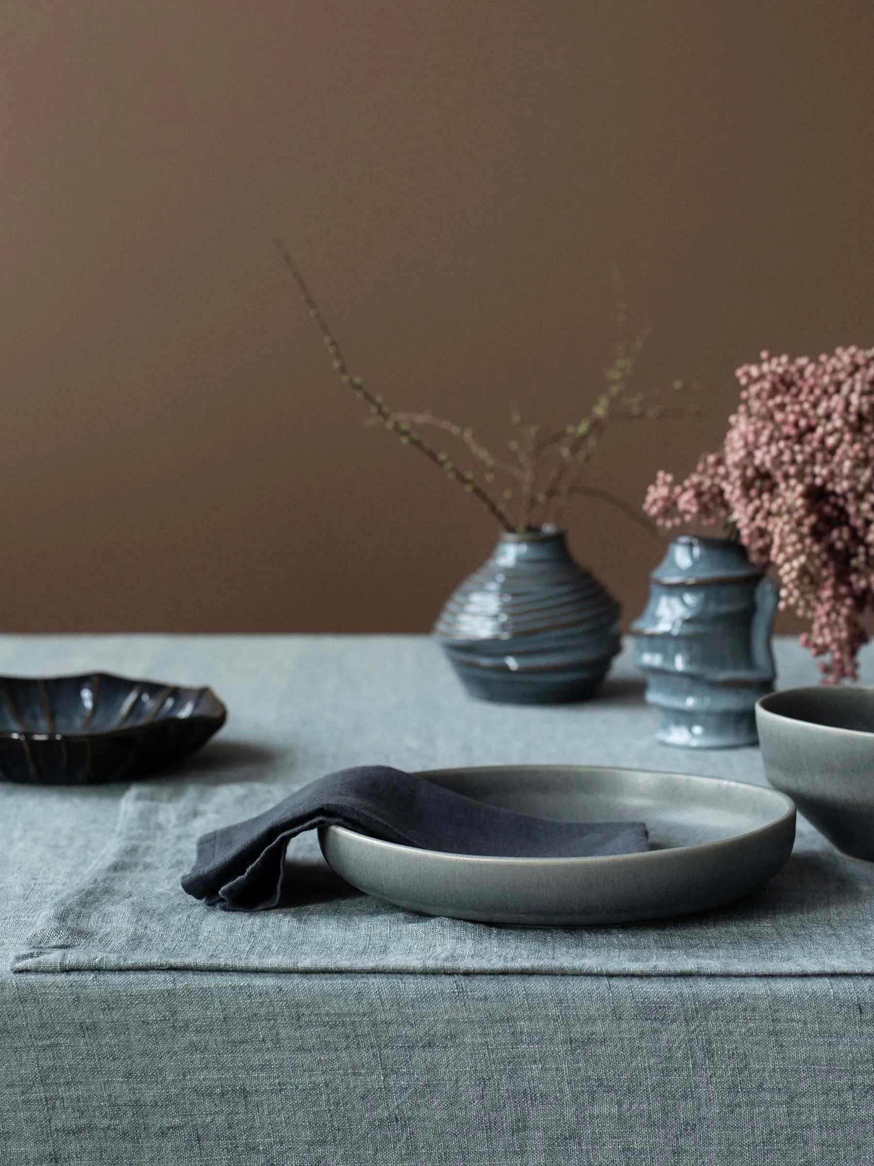 Marion テーブルクロス リネン 145x270 cm, Ocean Tell Me More | テルミーモア