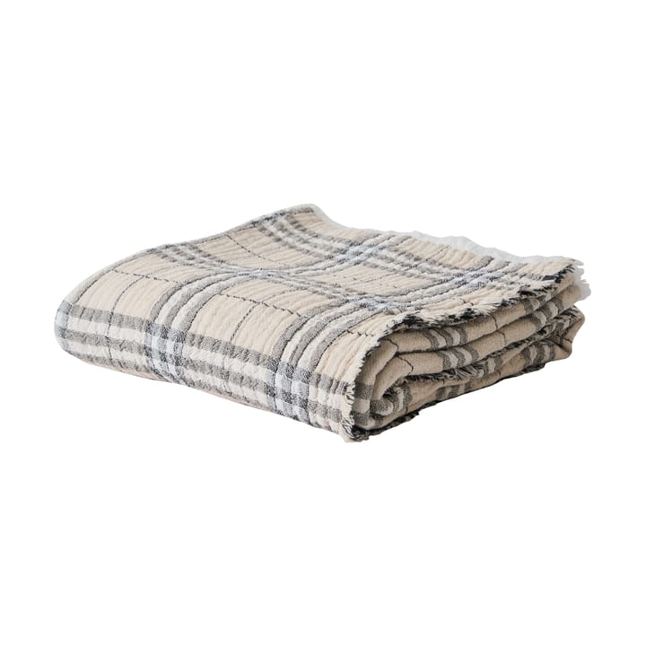 Milton コットンスロー 140x200 cm - Beige-white-dark grey - Tell Me More | テルミーモア