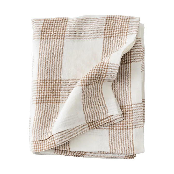 Odette テーブルクロス - Brown, 145x145 cm - Tell Me More | テルミーモア