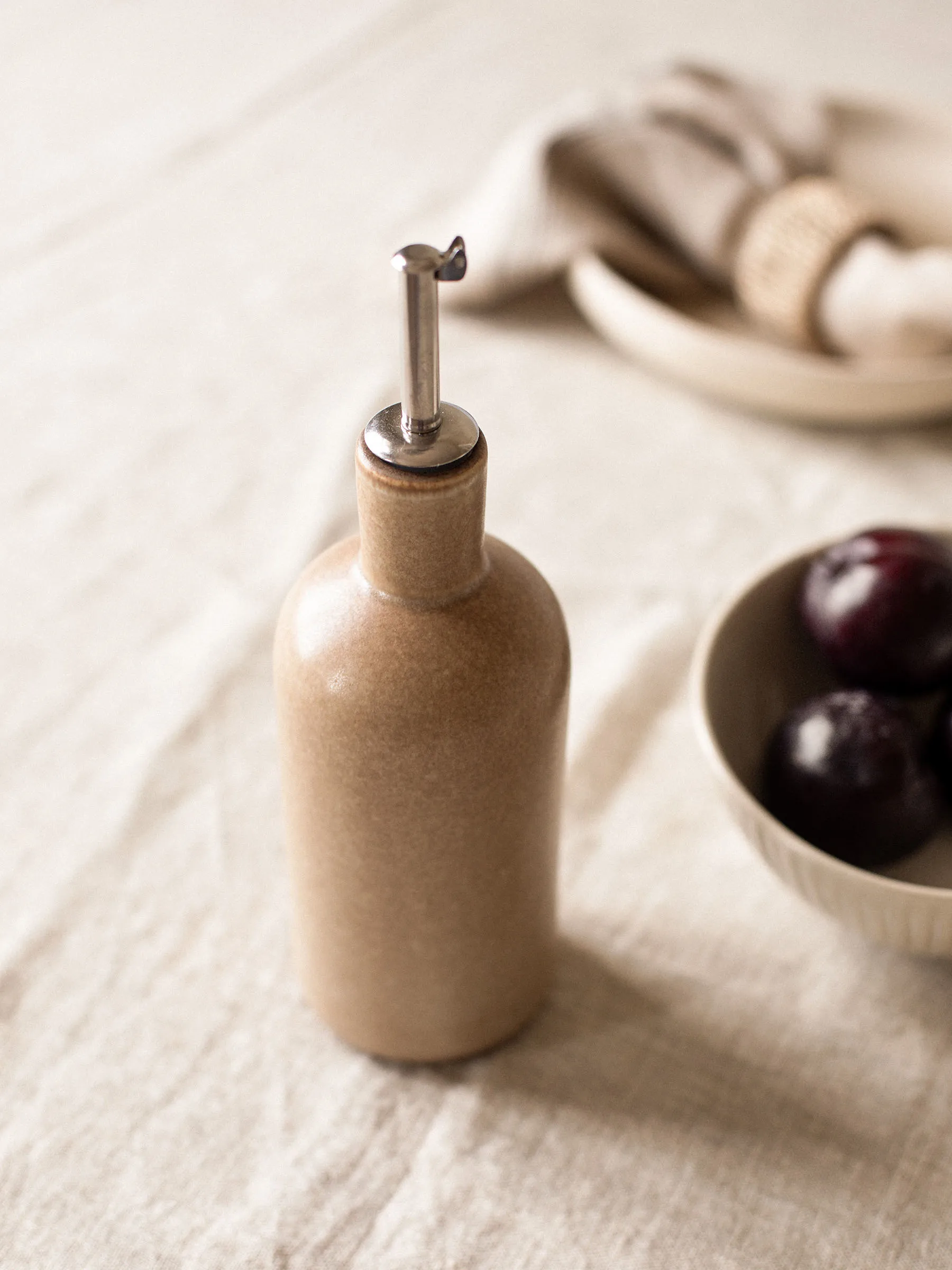 Palermo オイル & ビネガー用ボトル, Beige, small 50 cl Tell Me More | テルミーモア