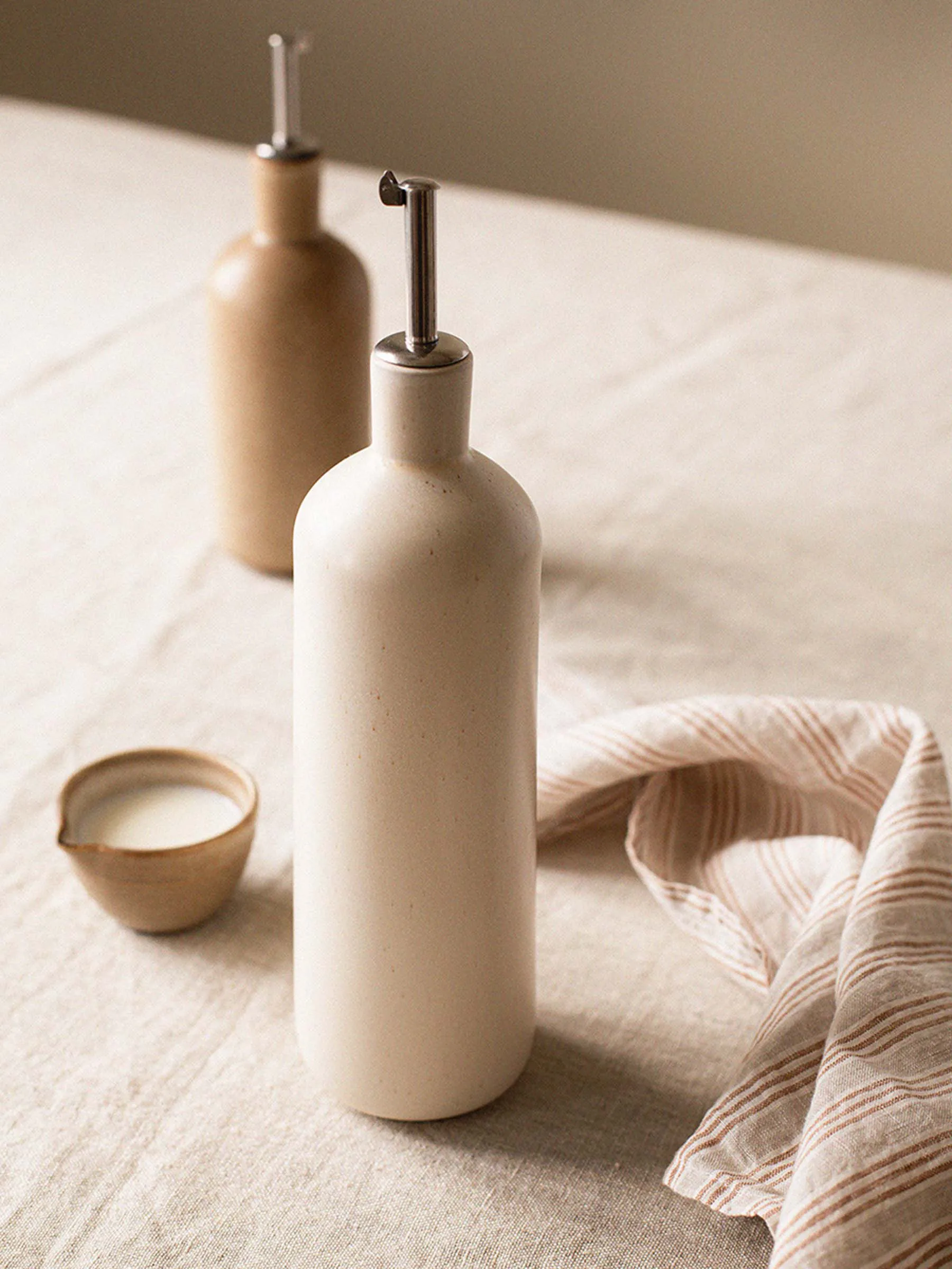 Palermo オイル & ビネガー用ボトル, Offwhite, medium 70 cl Tell Me More | テルミーモア