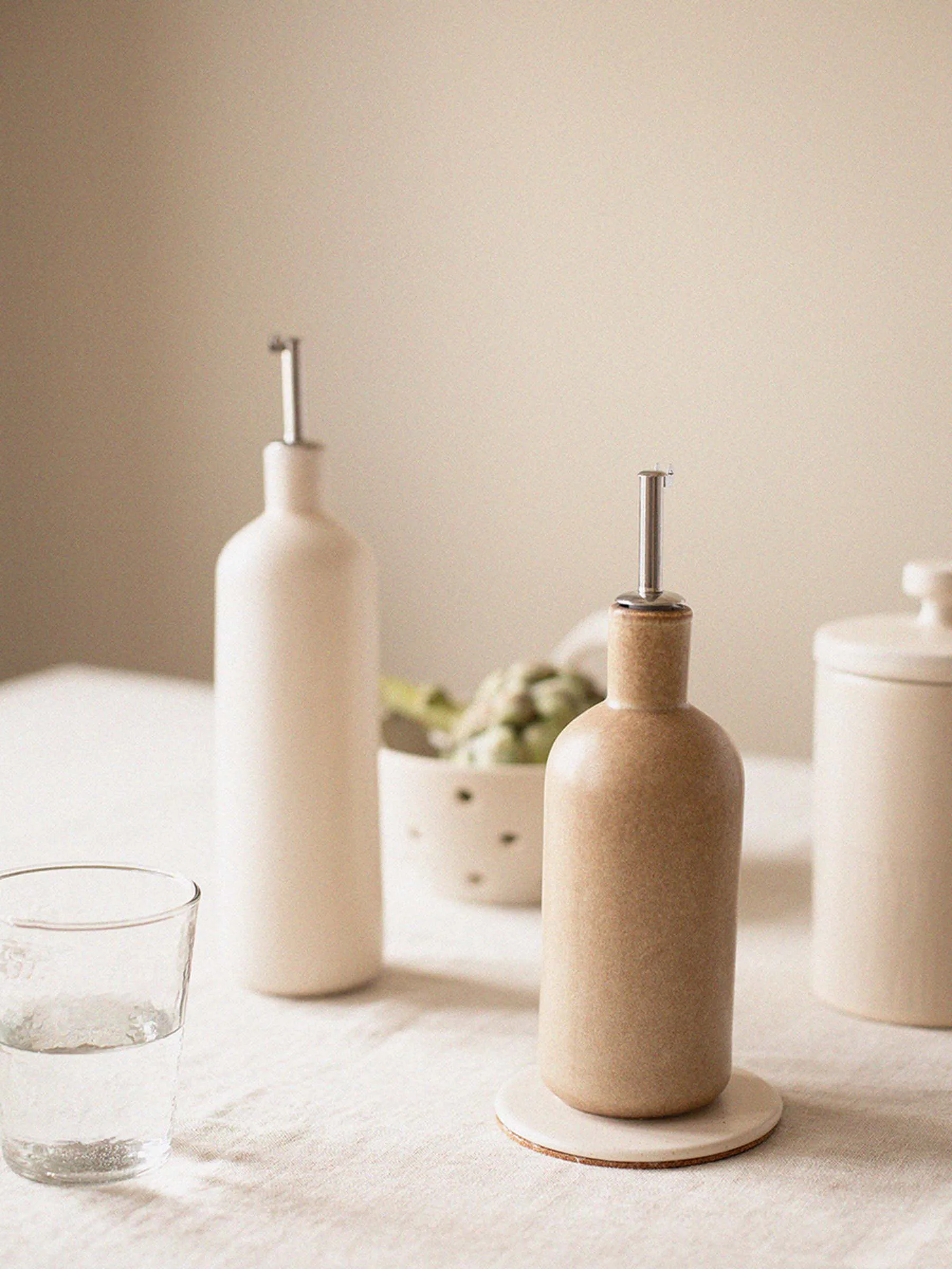 Palermo オイル & ビネガー用ボトル, Offwhite, medium 70 cl Tell Me More | テルミーモア