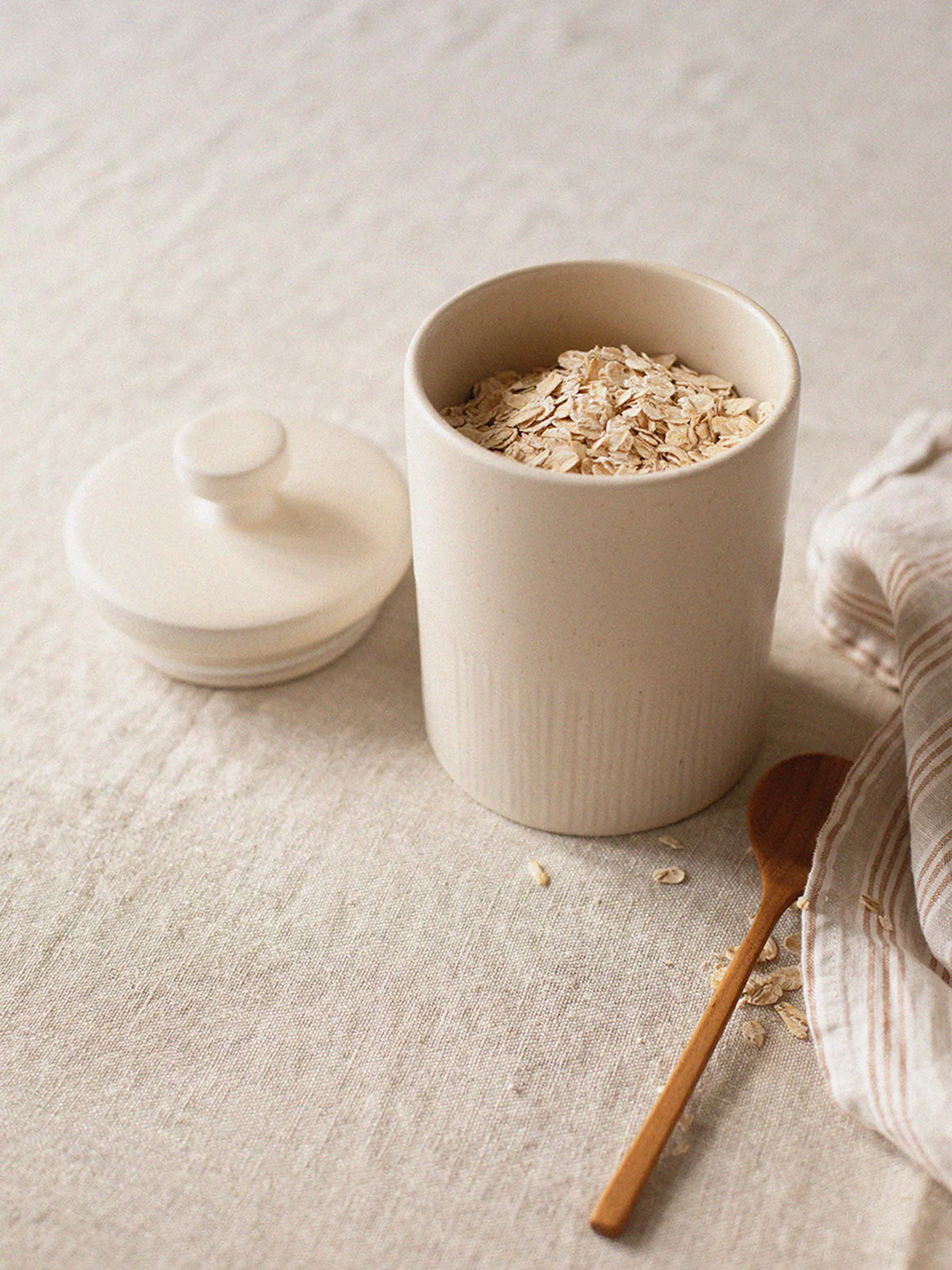 Palermo 蓋付きジャー, Offwhite, small 0.95 L Tell Me More | テルミーモア