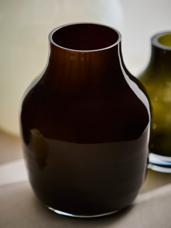 Paloma 花瓶 medium 21 cm, Dark brown Tell Me More | テルミーモア