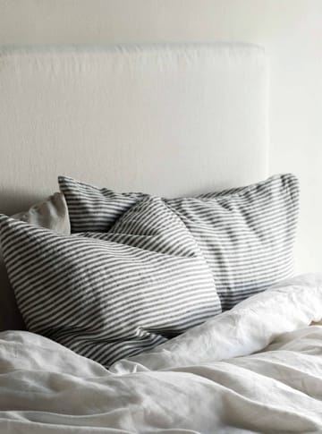 Stonewashed リネン ピローケース 50x60 cm 2パック - Grey-white - Tell Me More | テルミーモア