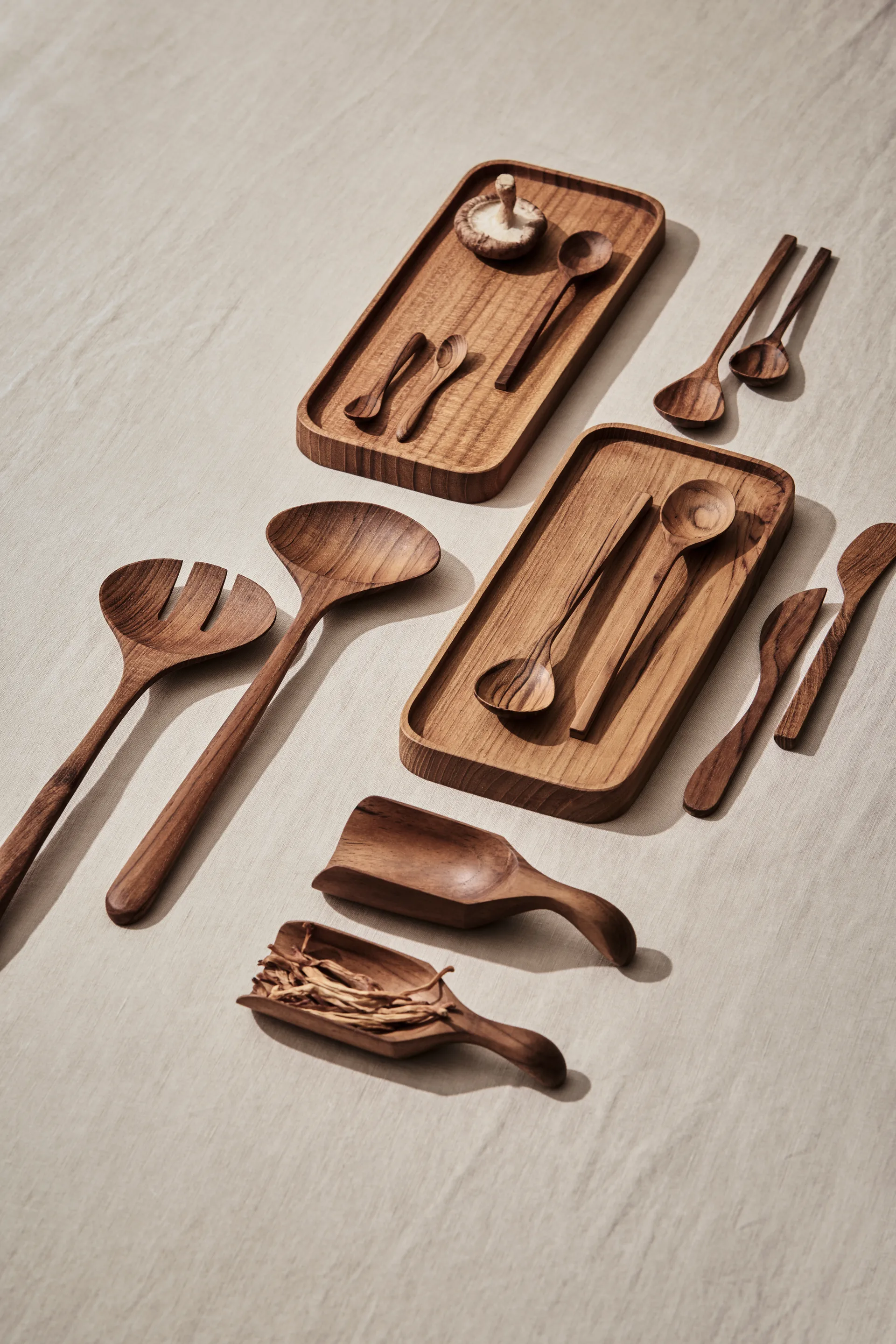 Teak バター ナイフ 2本, Brown Tell Me More | テルミーモア