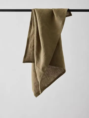 Tell me more キッチンタオル リネン 50x70 cm - Dark olive green - Tell Me More | テルミーモア