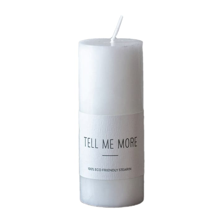 Tell Me More sティーrin ブロック キャンドル S 10 cm - White - Tell Me More | テルミーモア