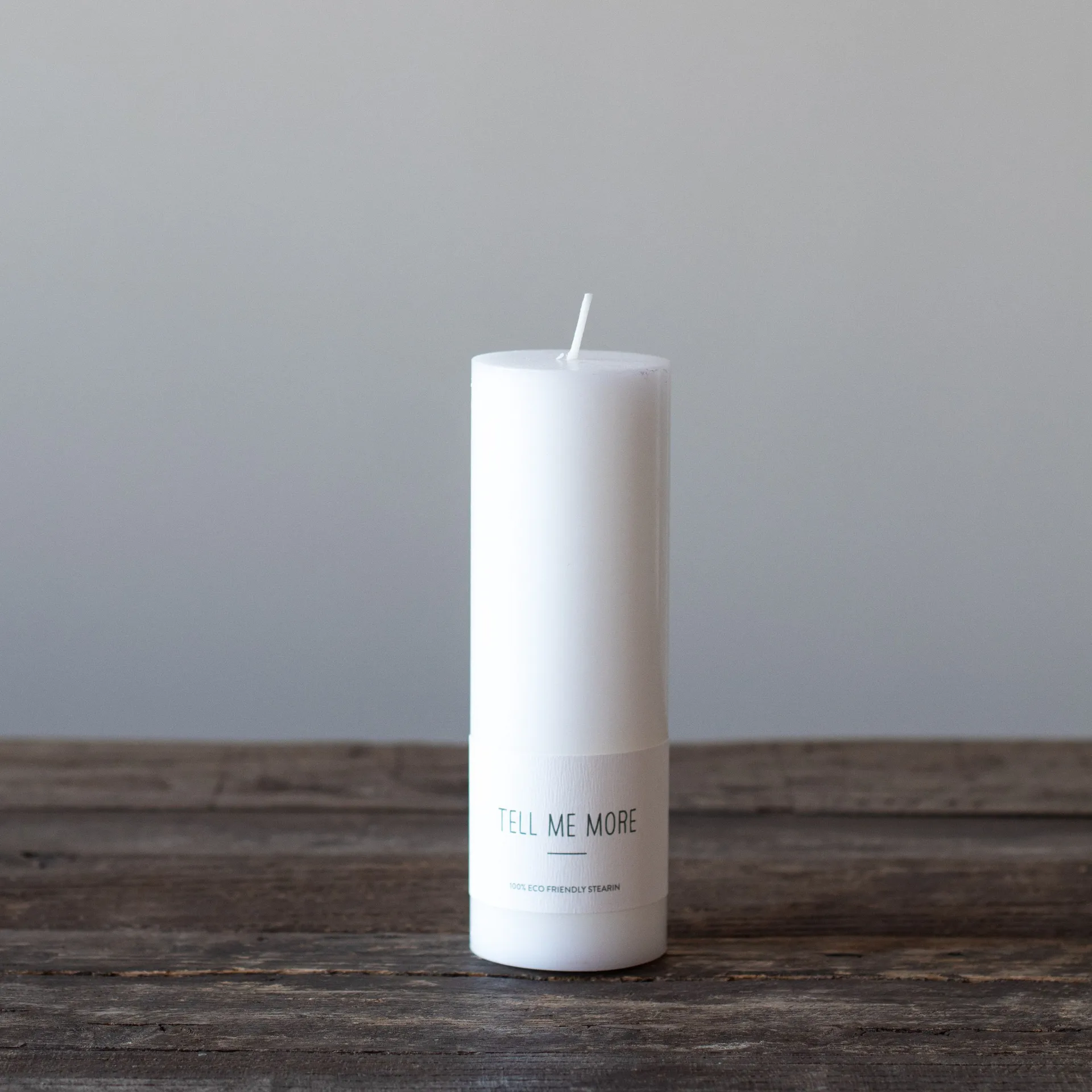 Tell Me More sティーrin ブロック キャンドル tL 15 cm, White Tell Me More | テルミーモア