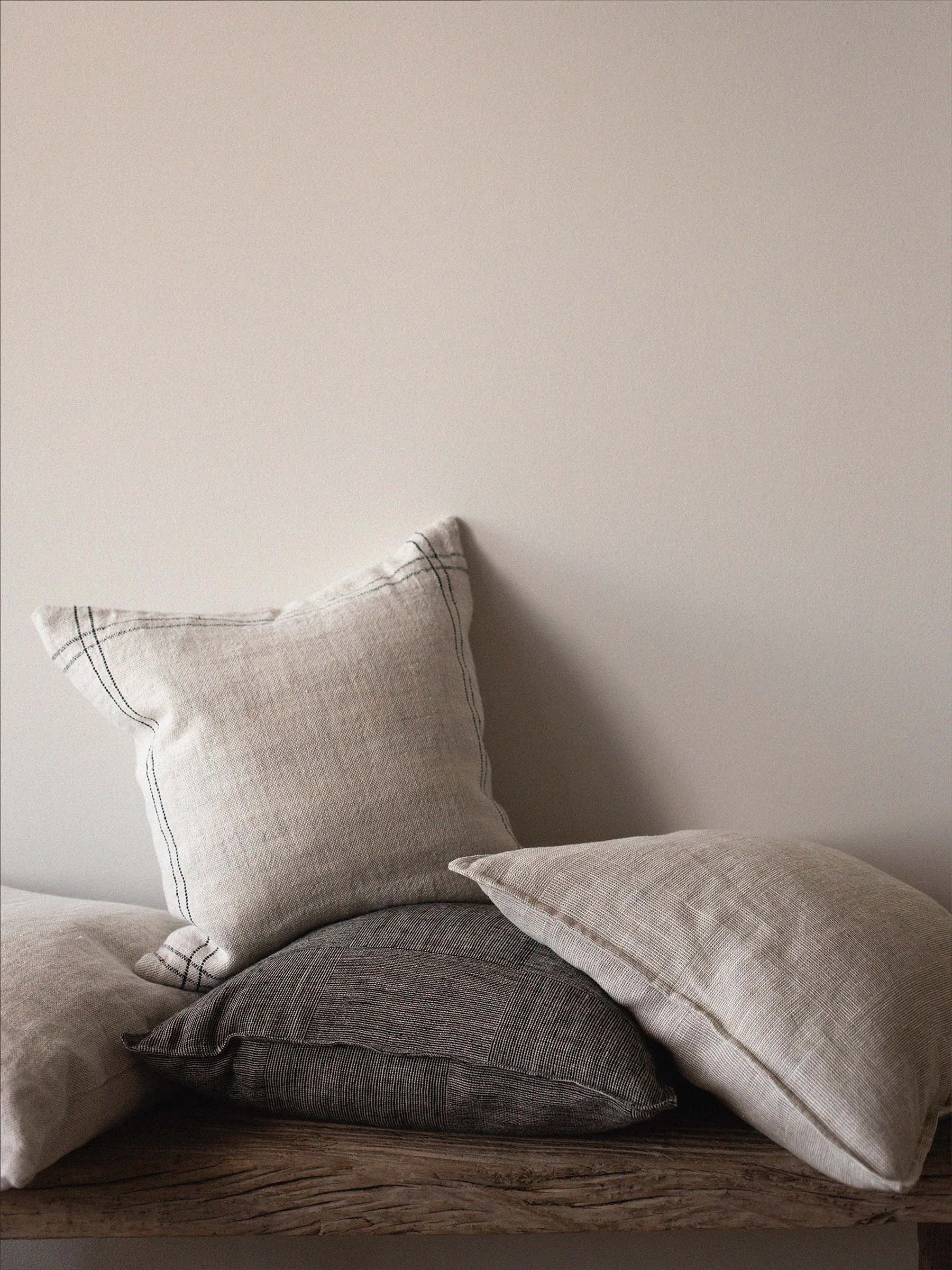 Theo クッションカバー 50x50 cm, Beige Tell Me More | テルミーモア