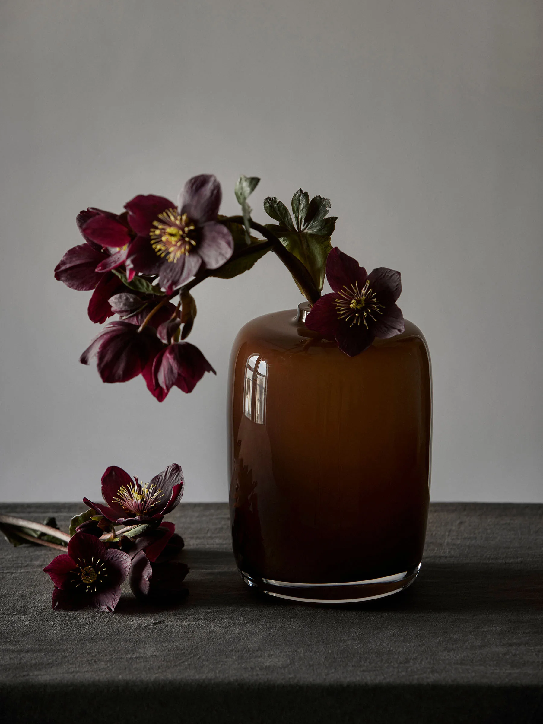 Verona 花瓶 tall 20 cm, Brown Tell Me More | テルミーモア