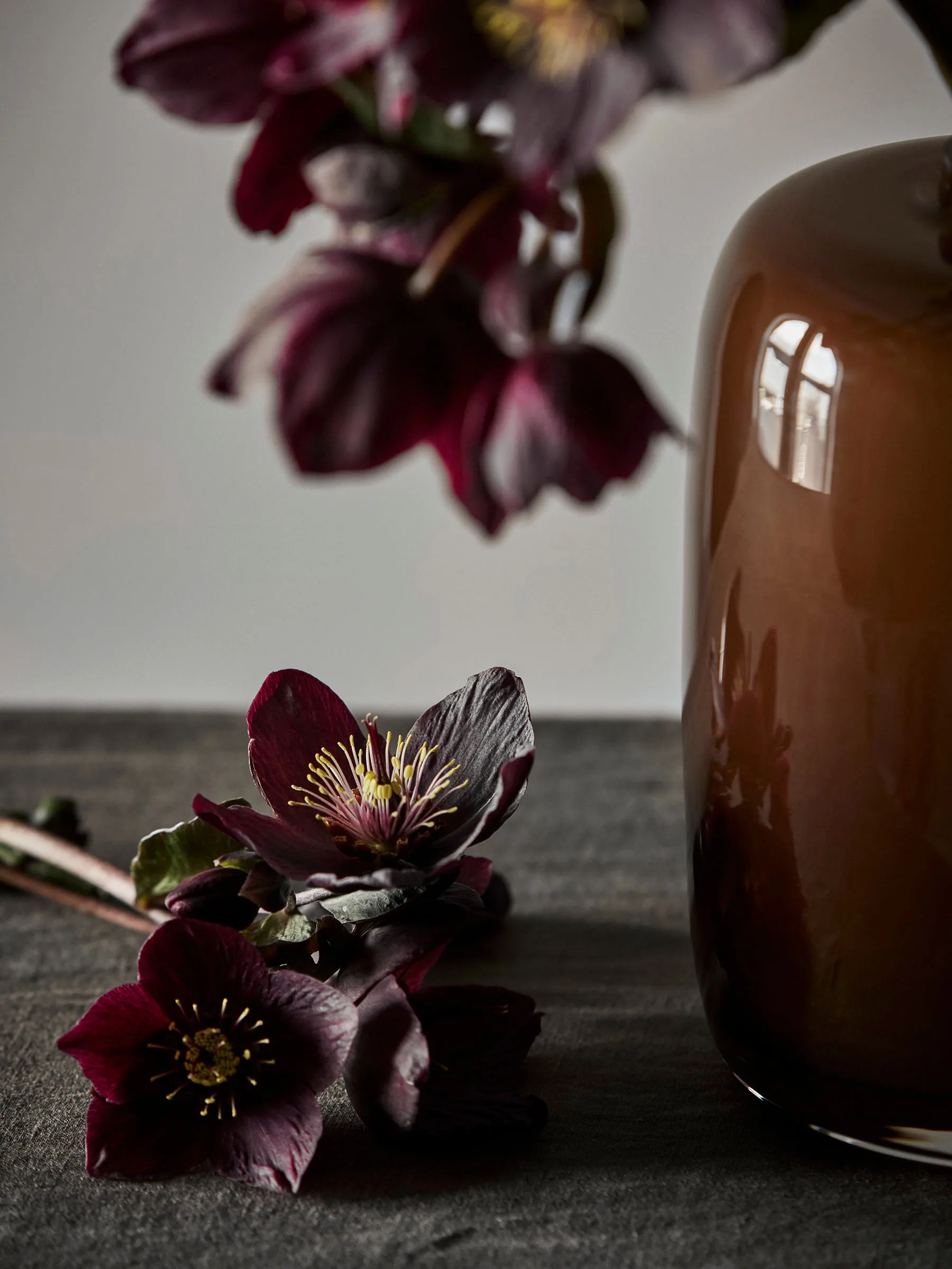 Verona 花瓶 tall 20 cm, Brown Tell Me More | テルミーモア