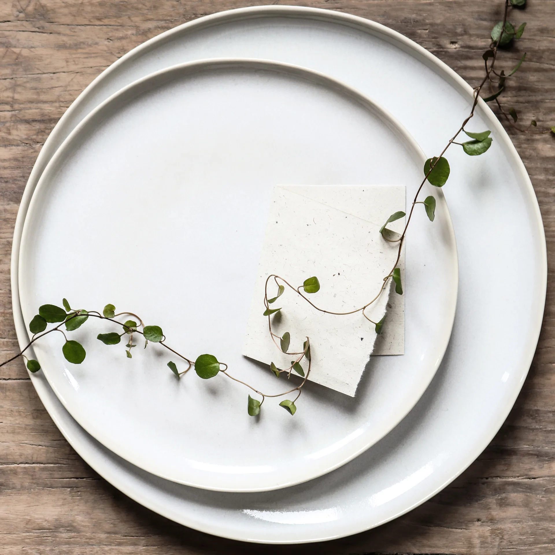 Vince プレート 22 cm, White Tell Me More | テルミーモア