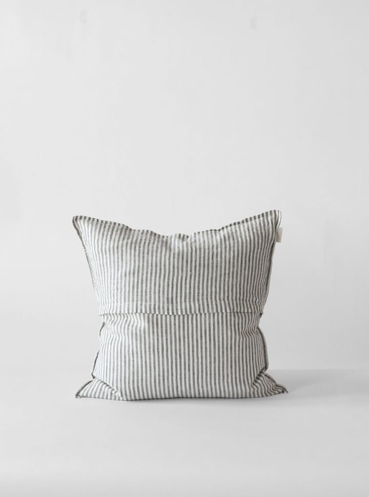 Washed リネン クッションカバー 50x50 cm, Grey-white Tell Me More | テルミーモア