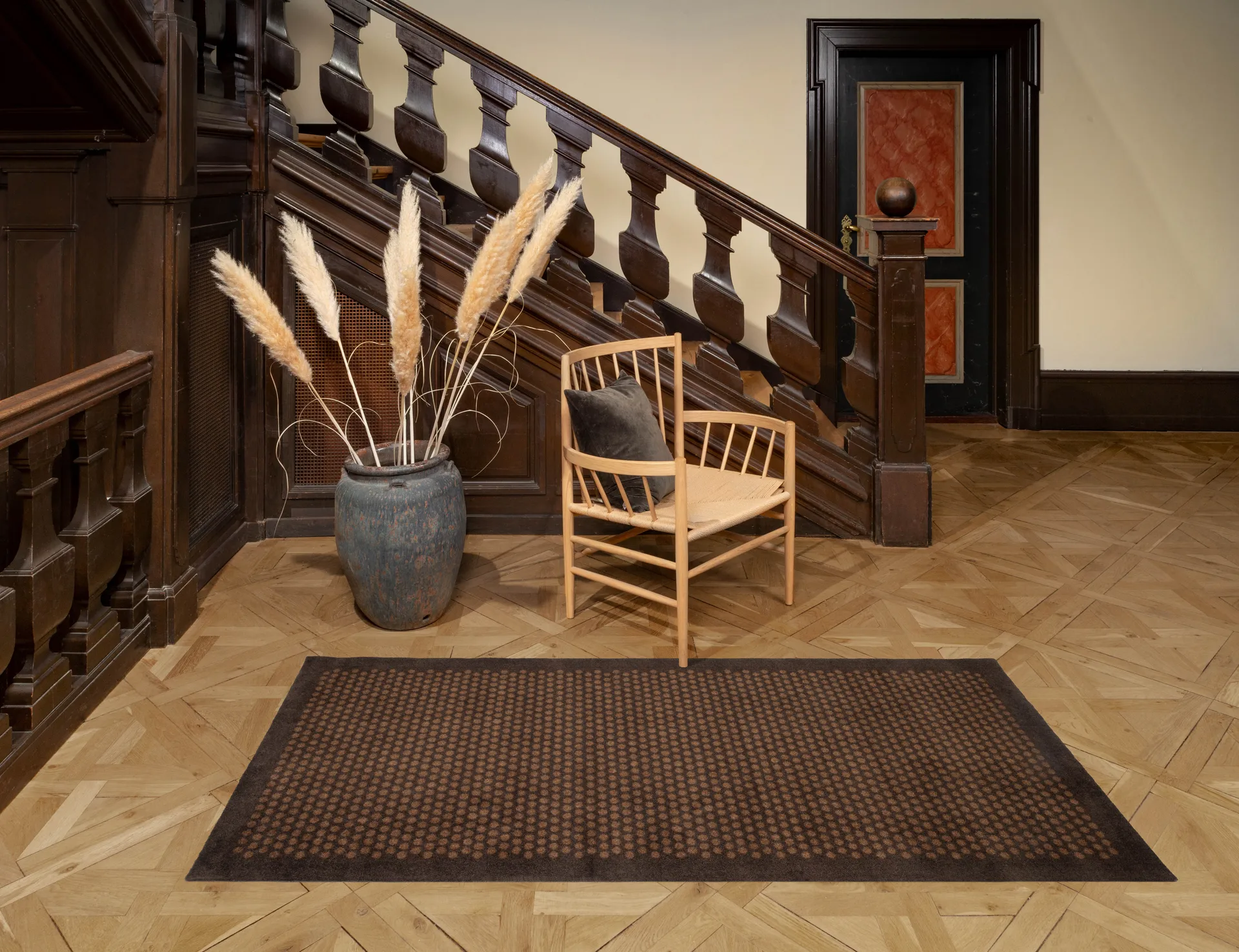 Dot ホールウェイラグ, Cognac-brown, 90x200 cm tica copenhagen