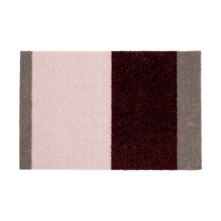 Stripes ホリゾンタルドアマット - Bordeaux-rose-sand, 40x60 cm - Tica copenhagen