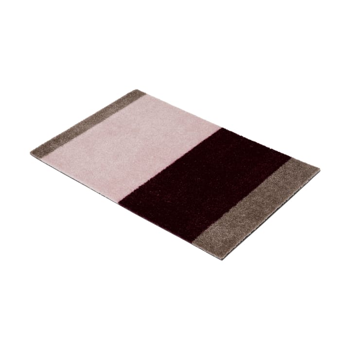 Stripes ホリゾンタルドアマット, Bordeaux-rose-sand, 40x60 cm tica copenhagen