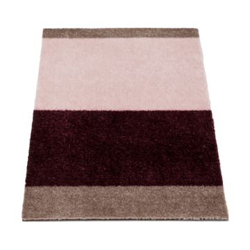 Stripes ホリゾンタルドアマット - Bordeaux-rose-sand, 40x60 cm - tica copenhagen