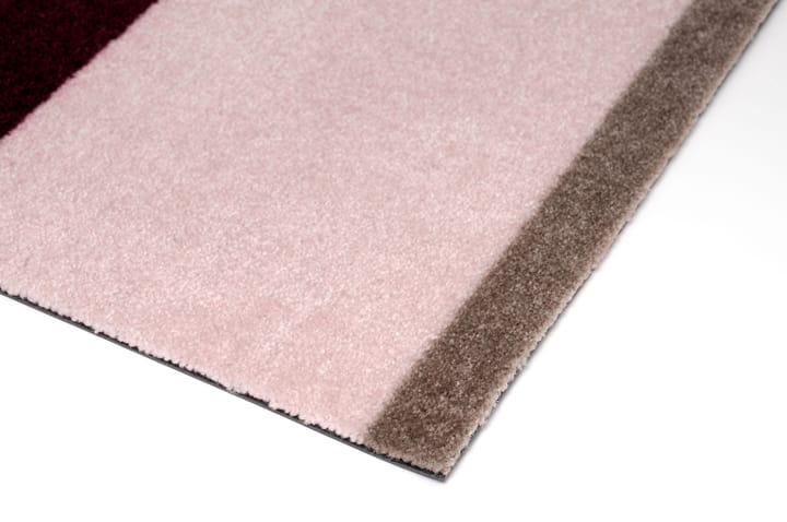 Stripes ホリゾンタルドアマット, Bordeaux-rose-sand, 40x60 cm tica copenhagen